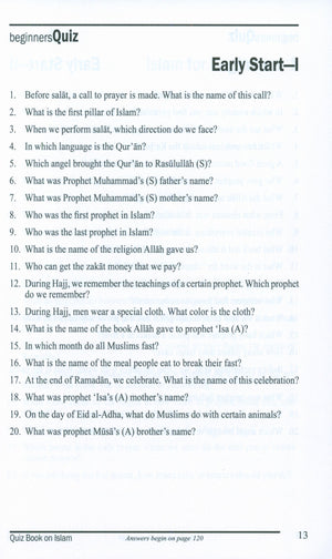 كتاب مسابقات عن الإسلام