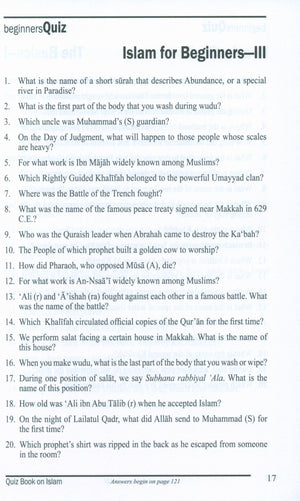 كتاب مسابقات عن الإسلام
