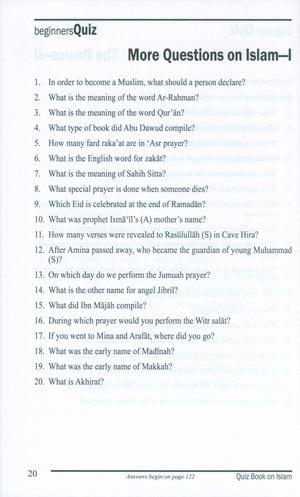 كتاب مسابقات عن الإسلام