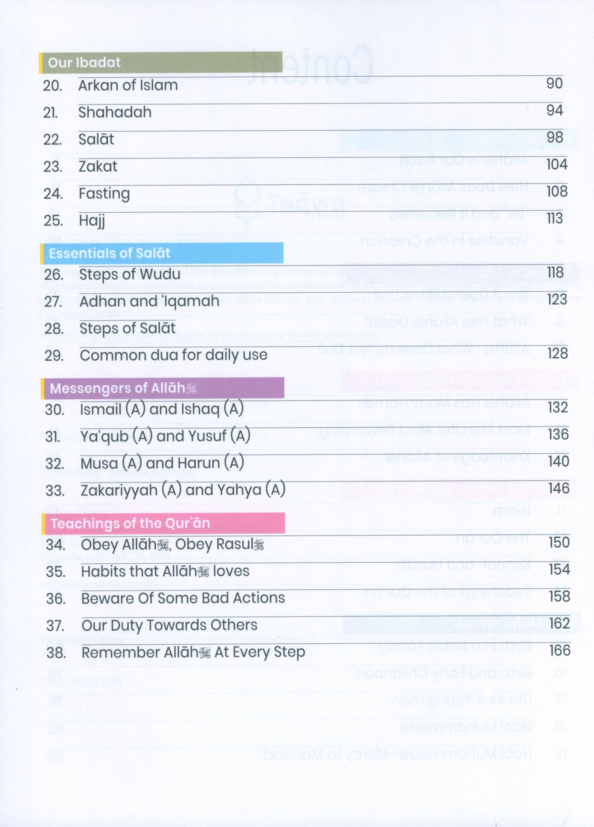 The Message of Islam (Workbook): Level 2