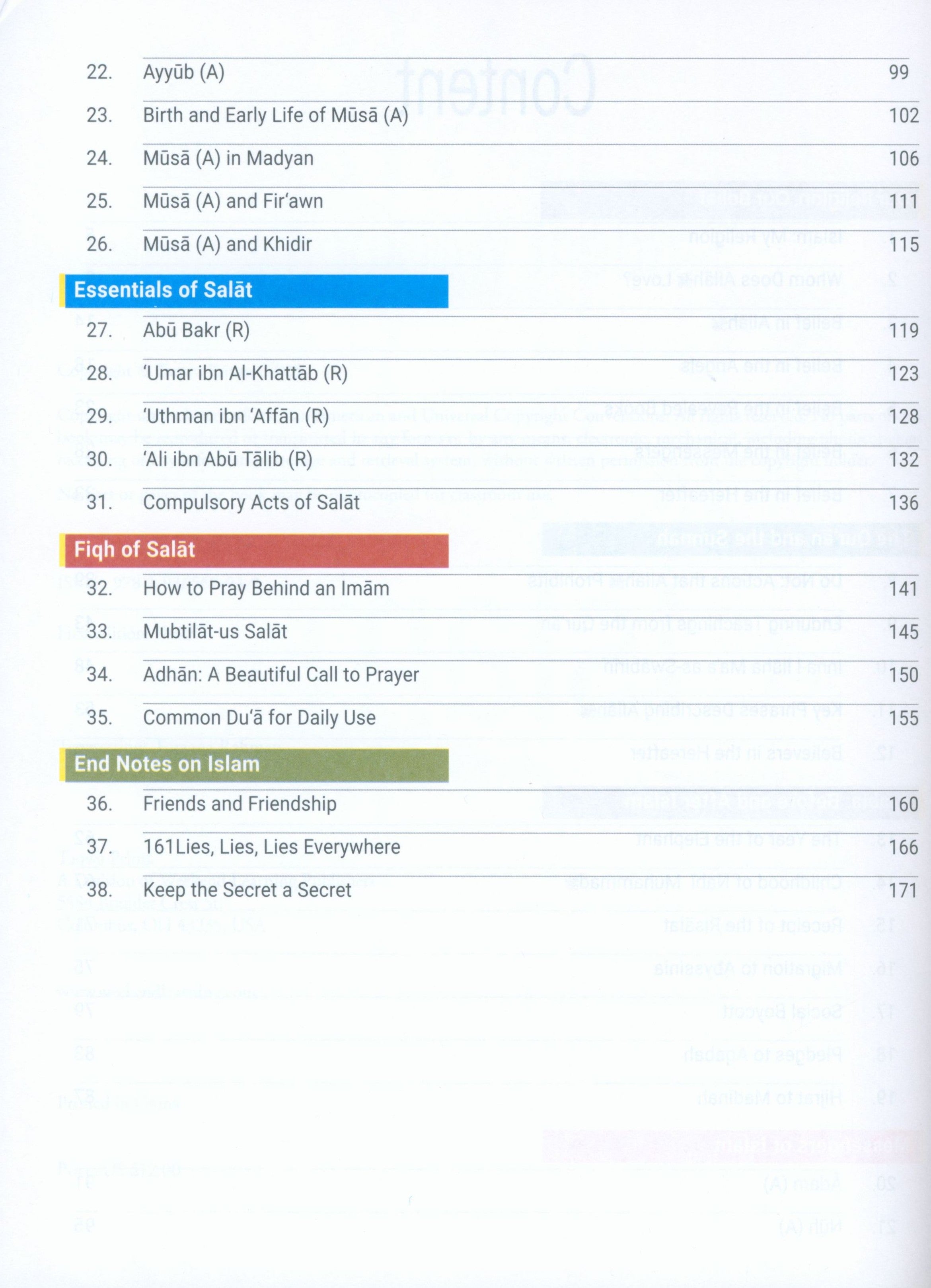 The Message of Islam Workbook Level 4