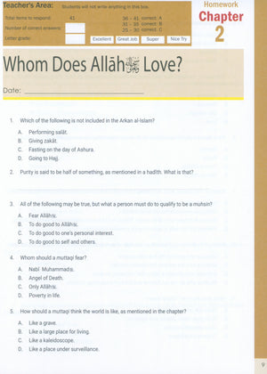 The Message of Islam Workbook Level 4