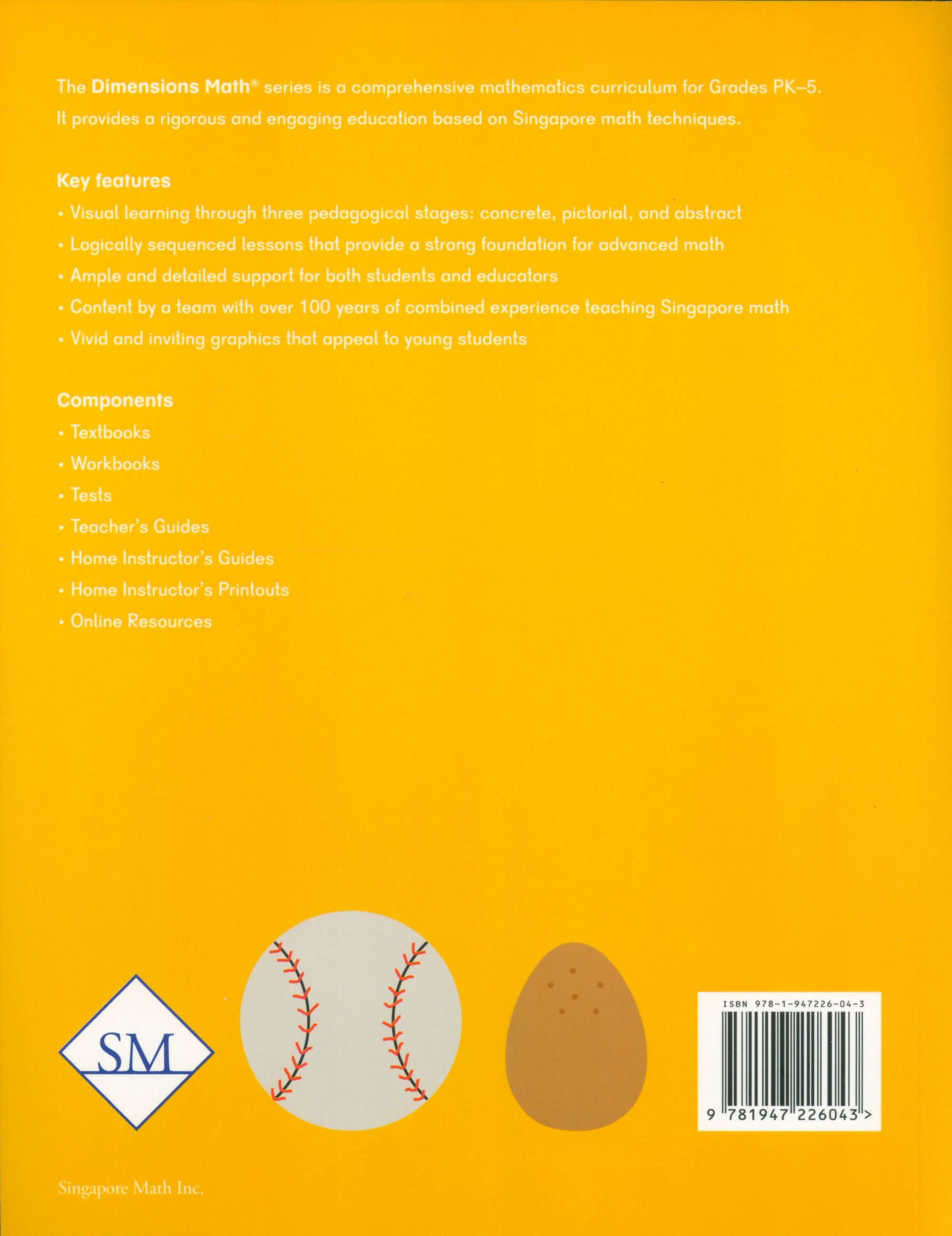 Dimensions Math Textbook 1A