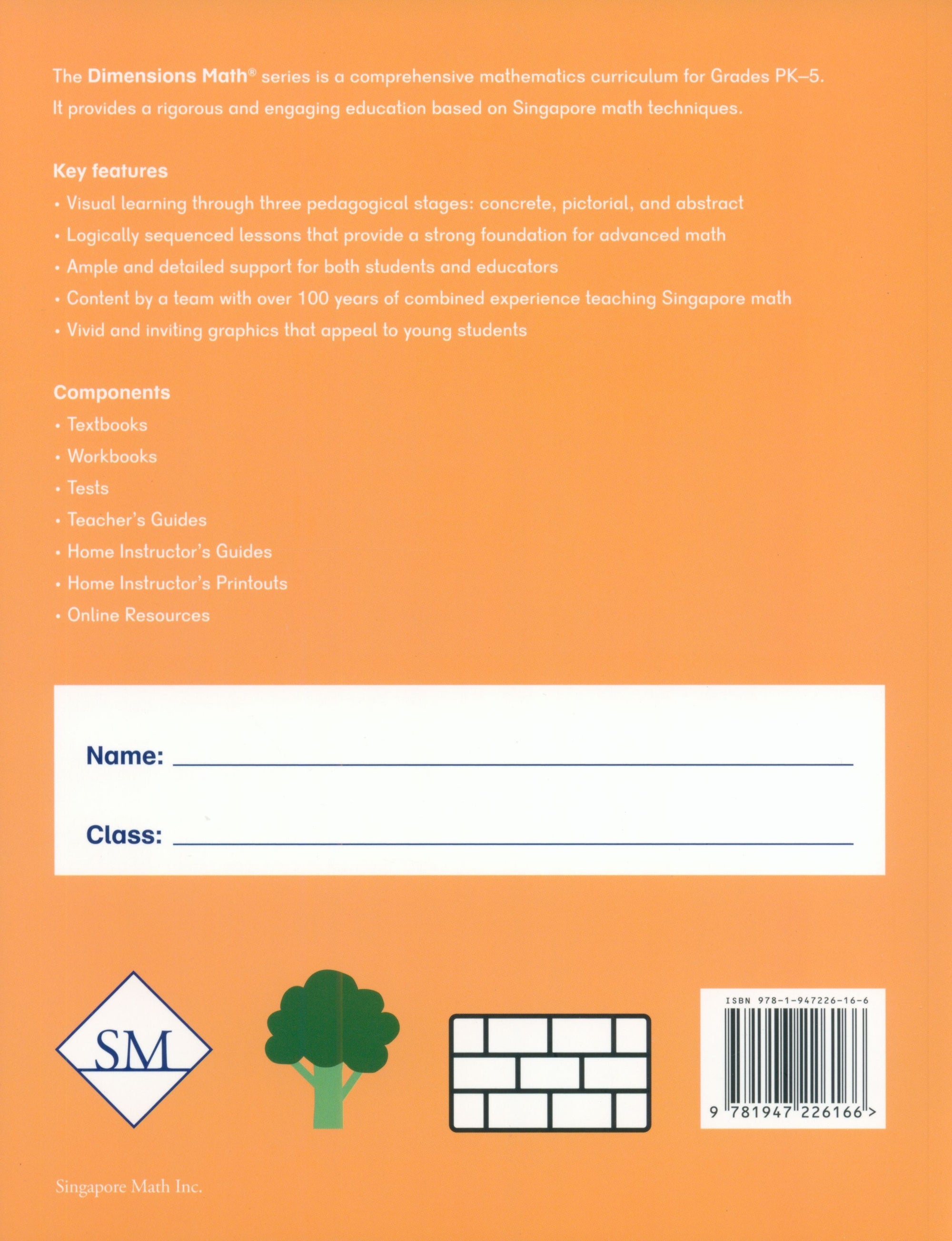 Dimensions Math Workbook KA