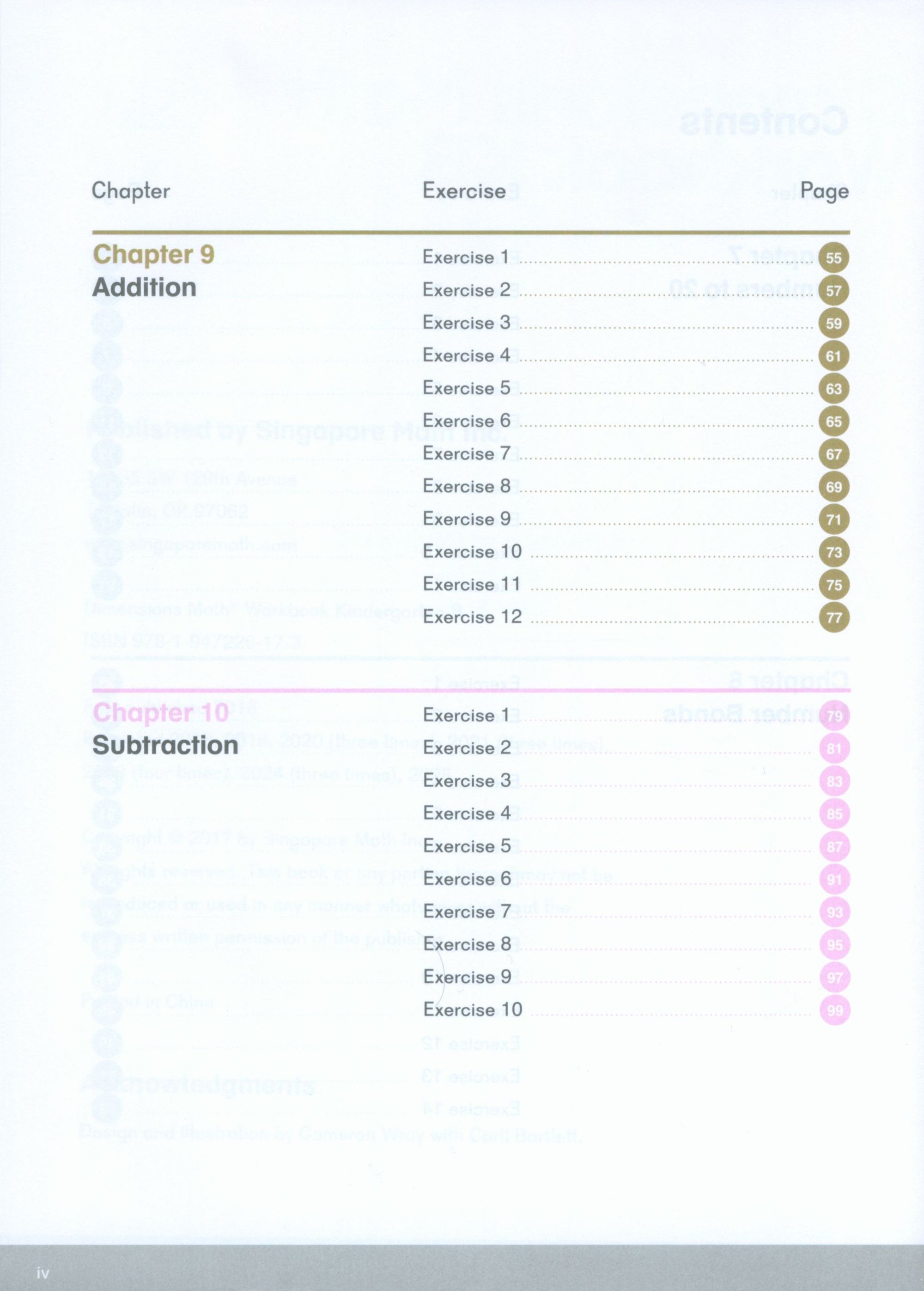 Dimensions Math Workbook KB