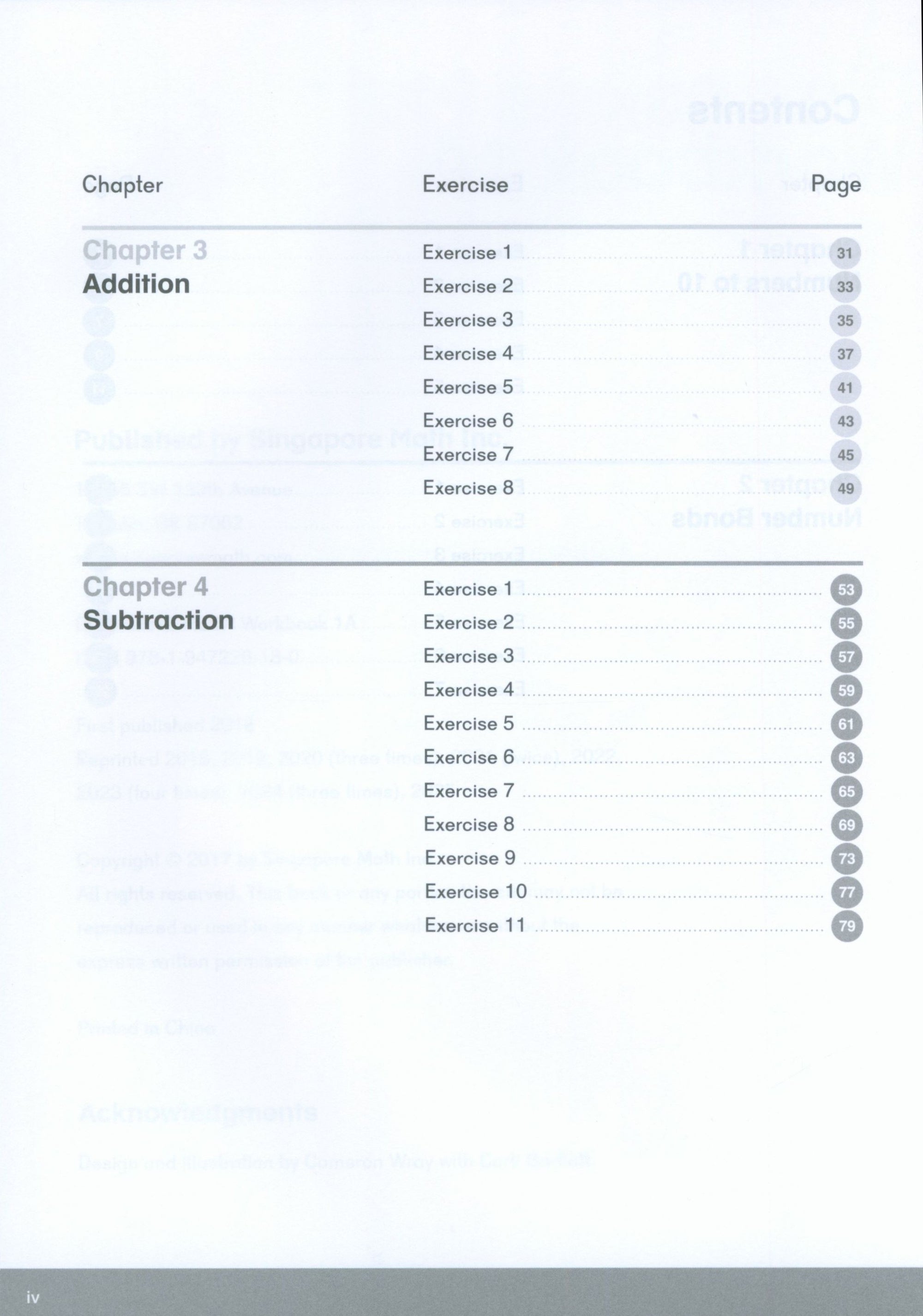 Dimensions Math Workbook 1A