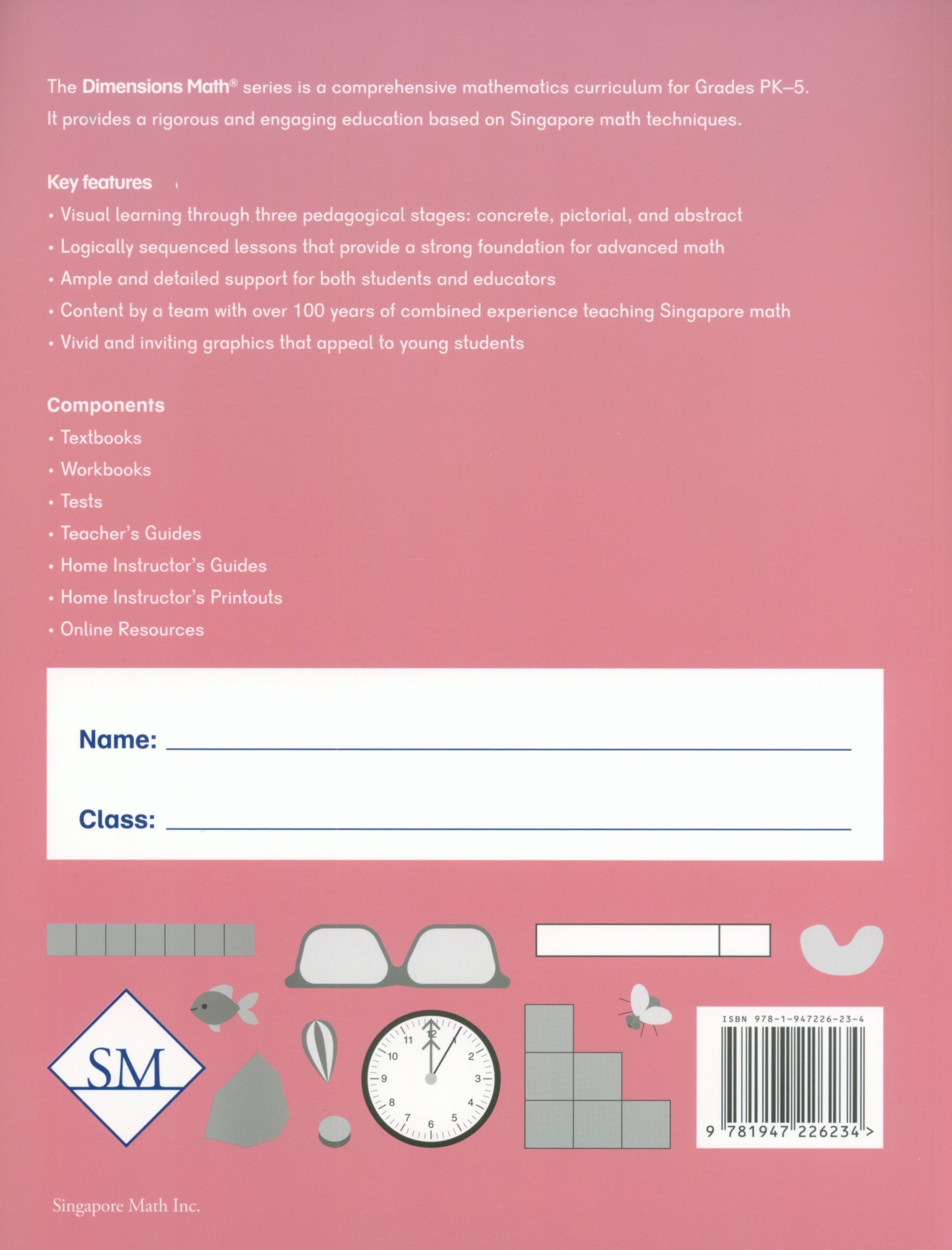 Dimensions Math Workbook 3B