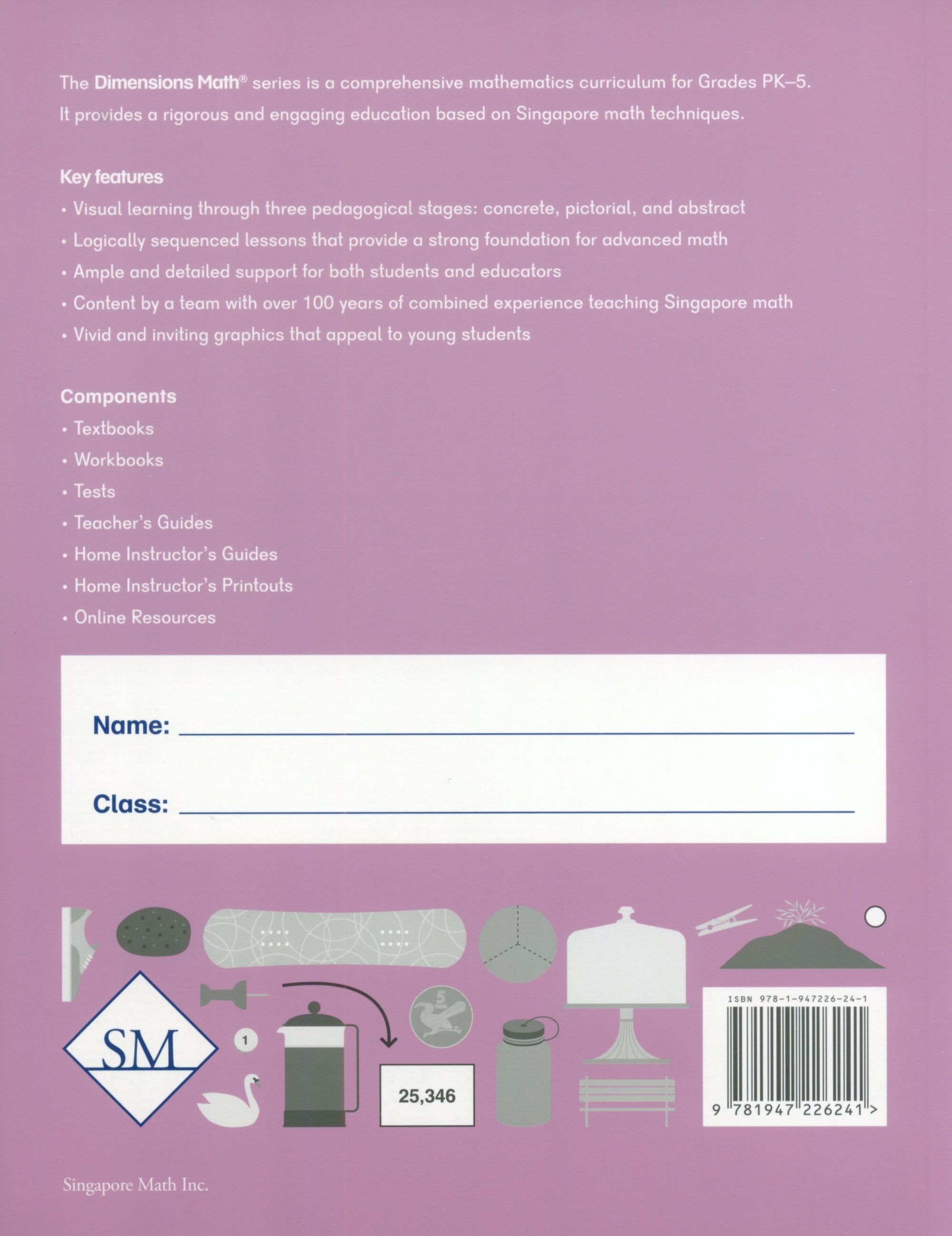 Dimensions Math Workbook 4A