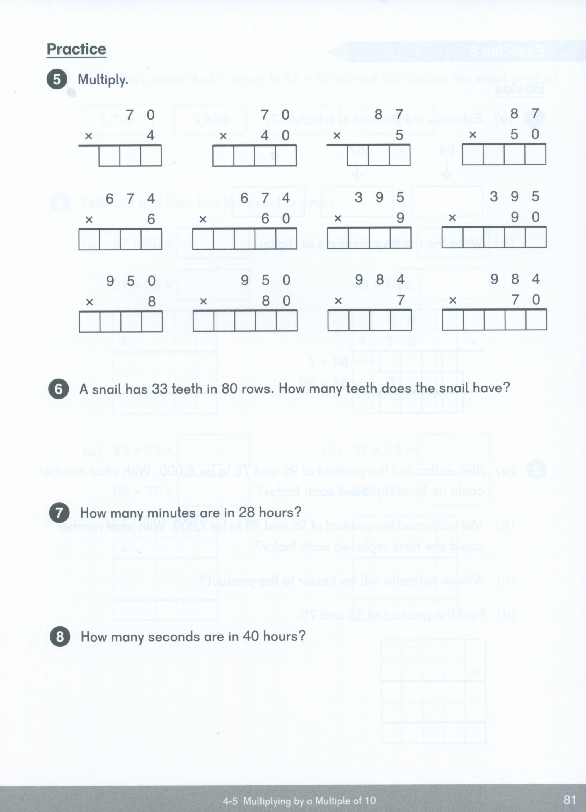 Dimensions Math Workbook 4A