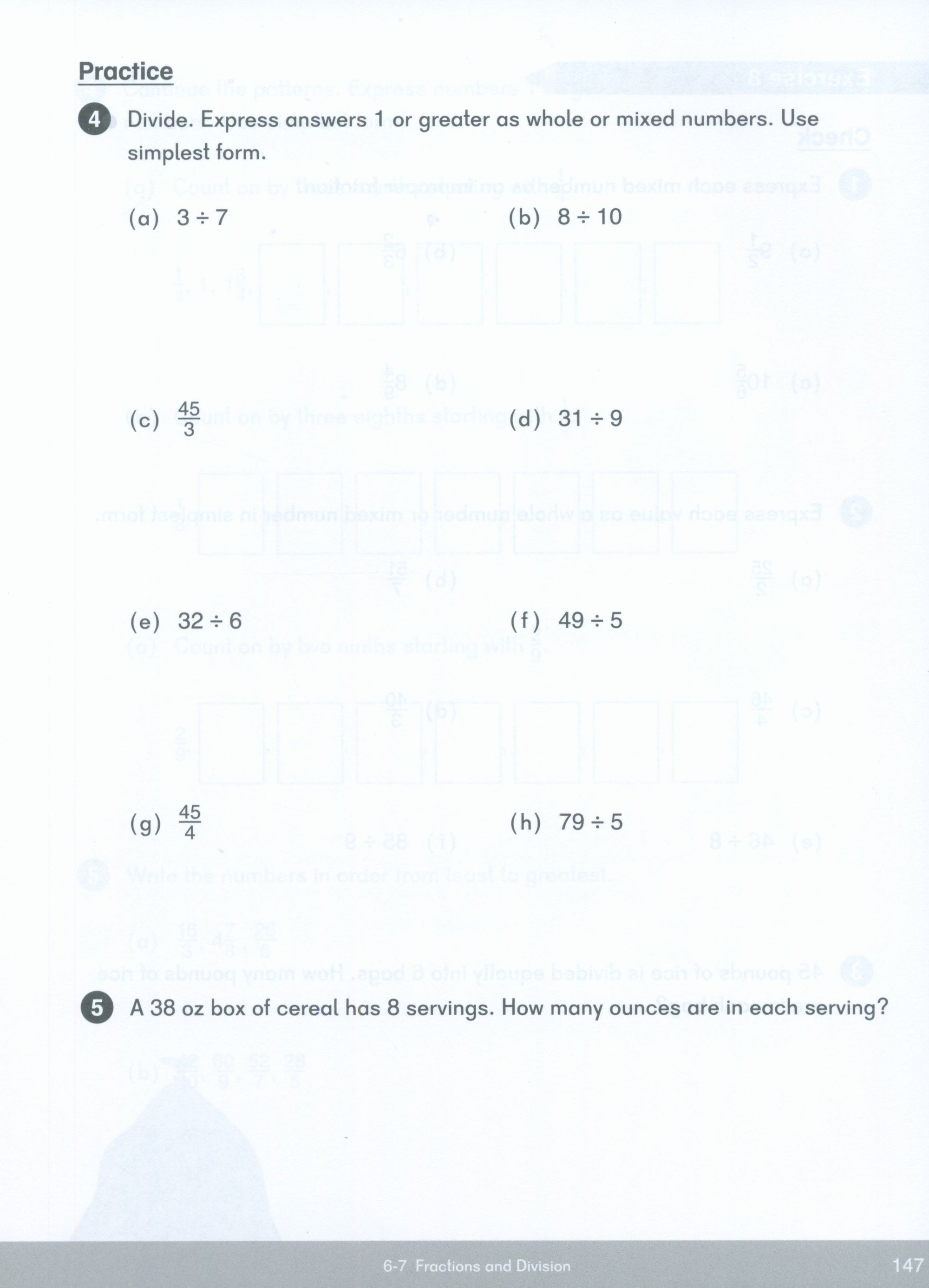 Dimensions Math Workbook 4A