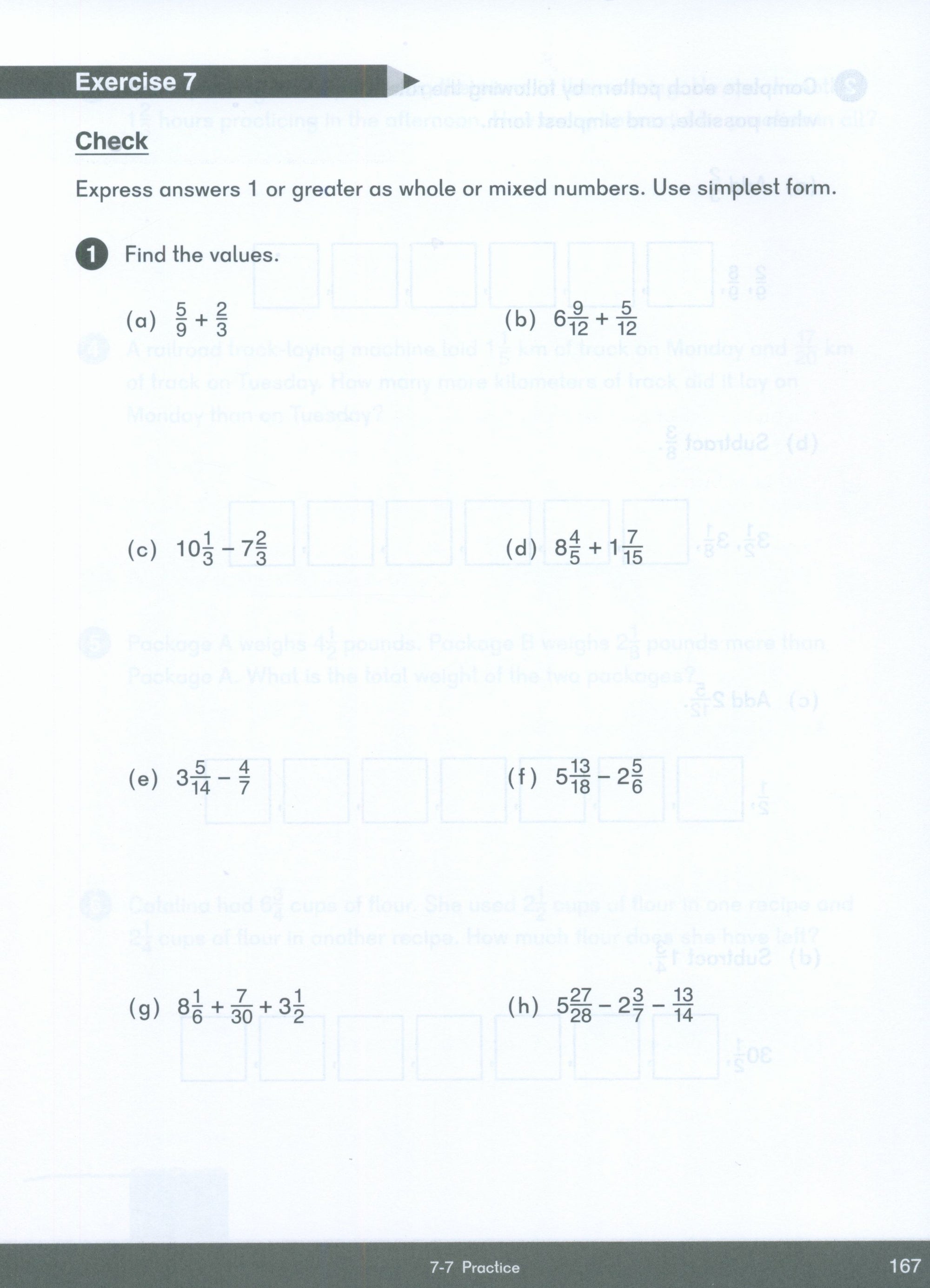 Dimensions Math Workbook 4A