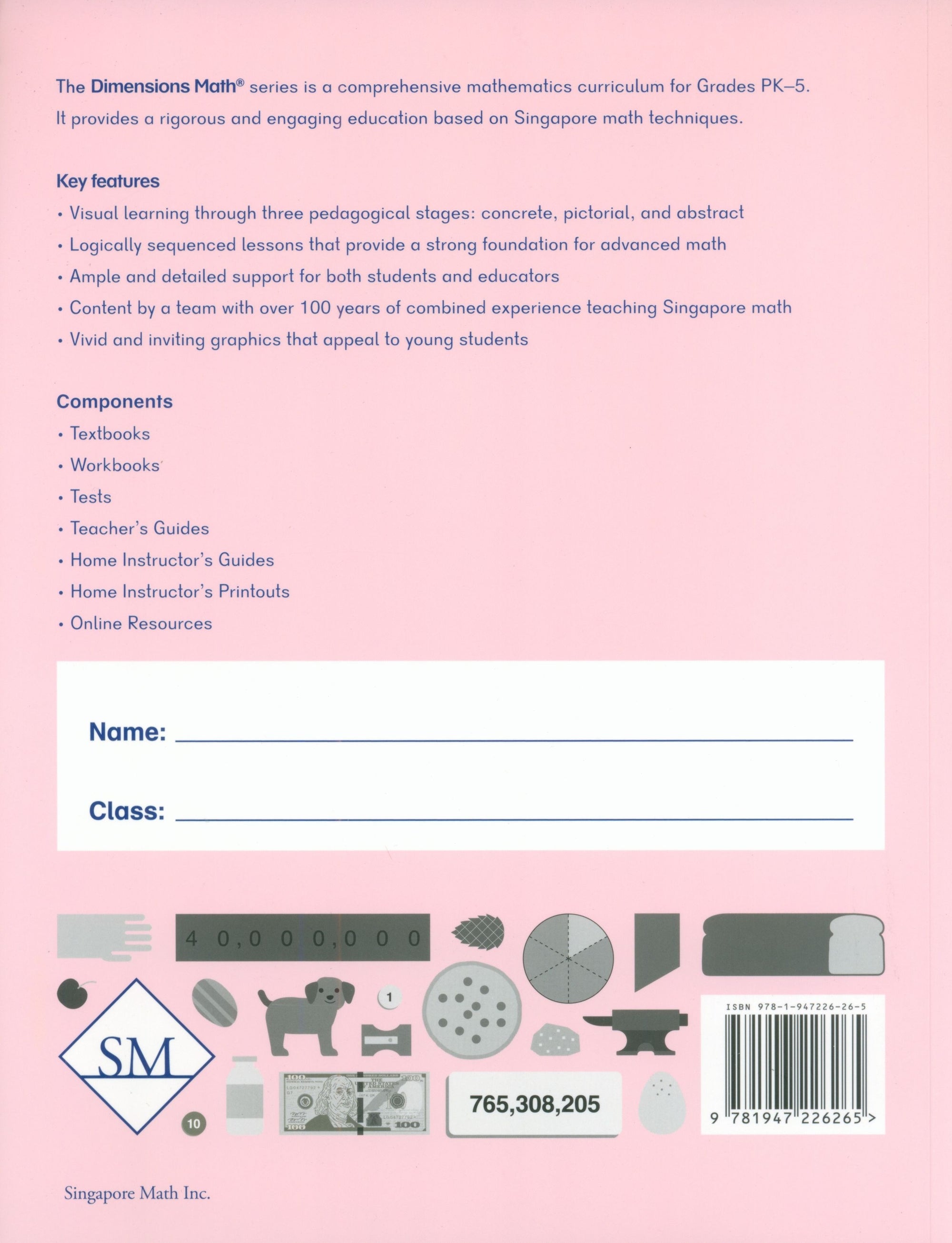 Dimensions Math Workbook 5A