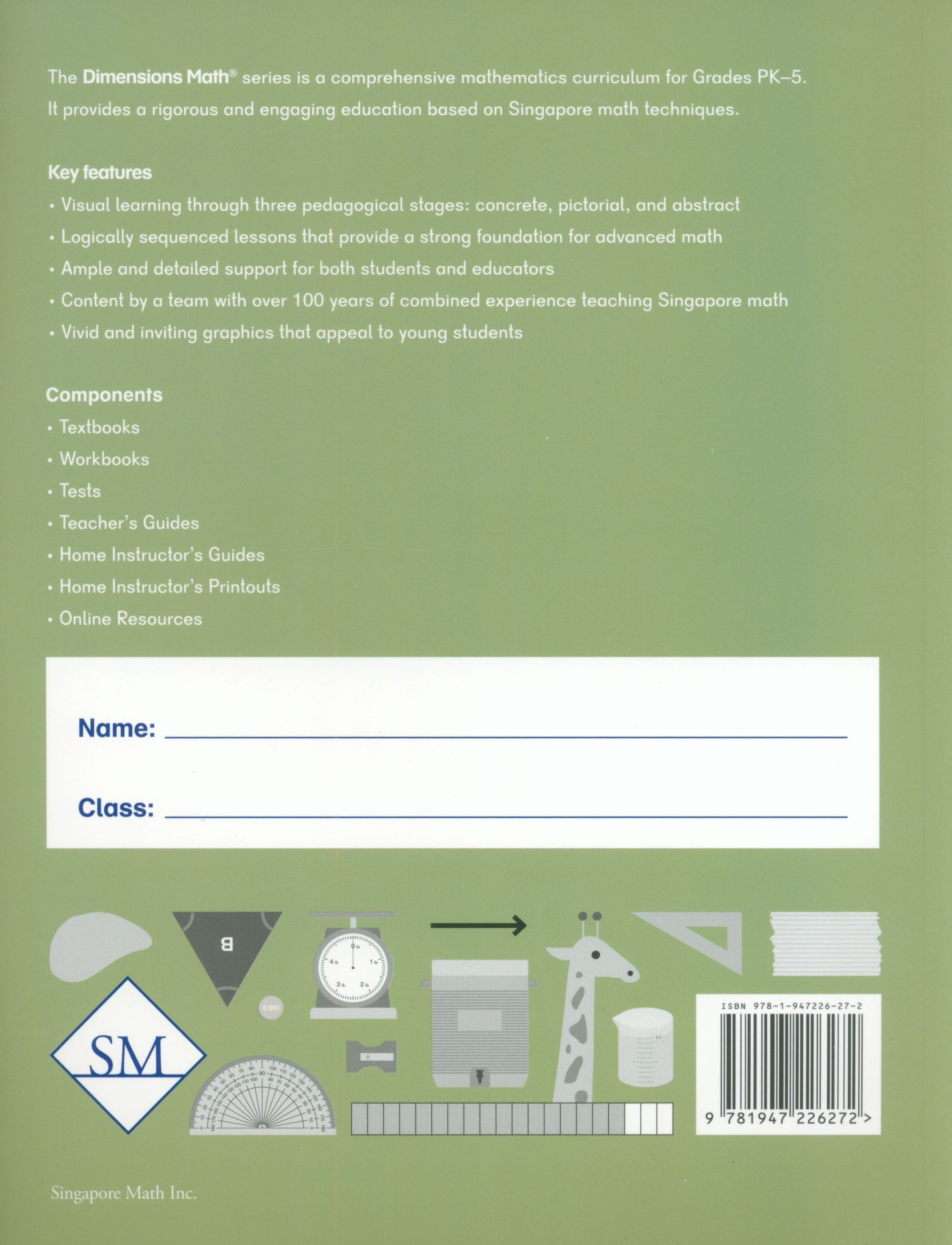 Dimensions Math Workbook 5B