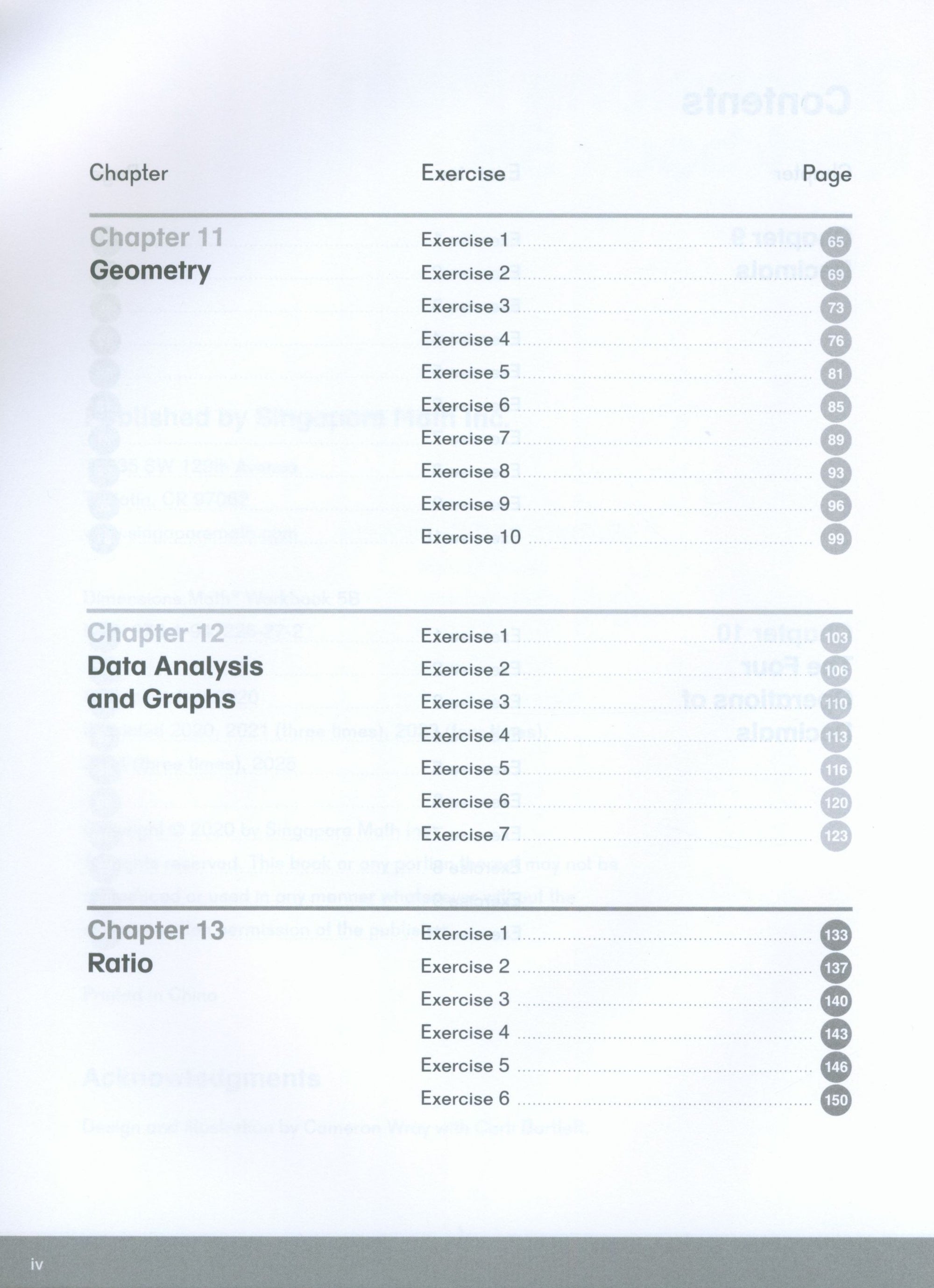 Dimensions Math Workbook 5B