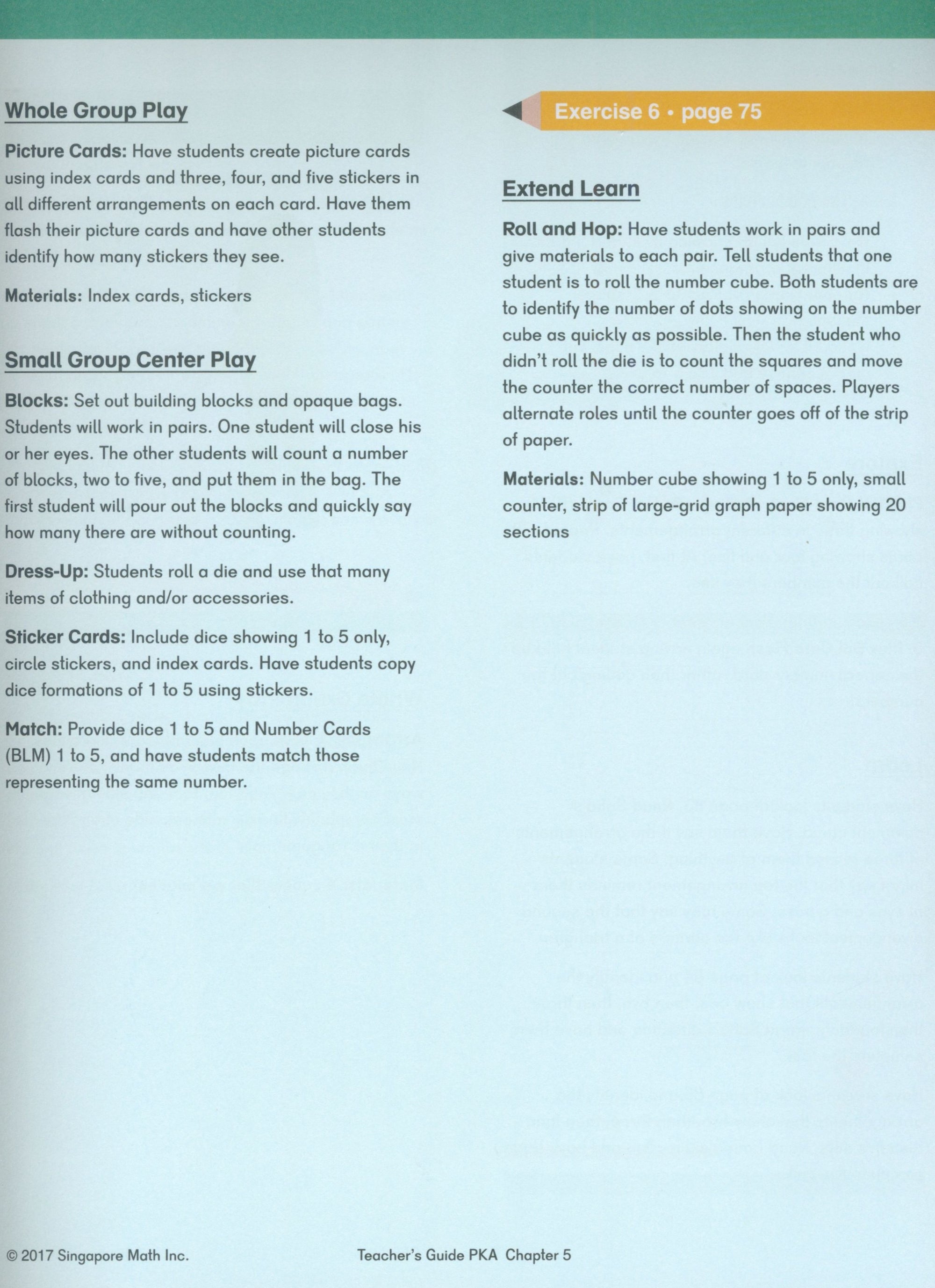 Dimensions Math Teacher's Guide PKA