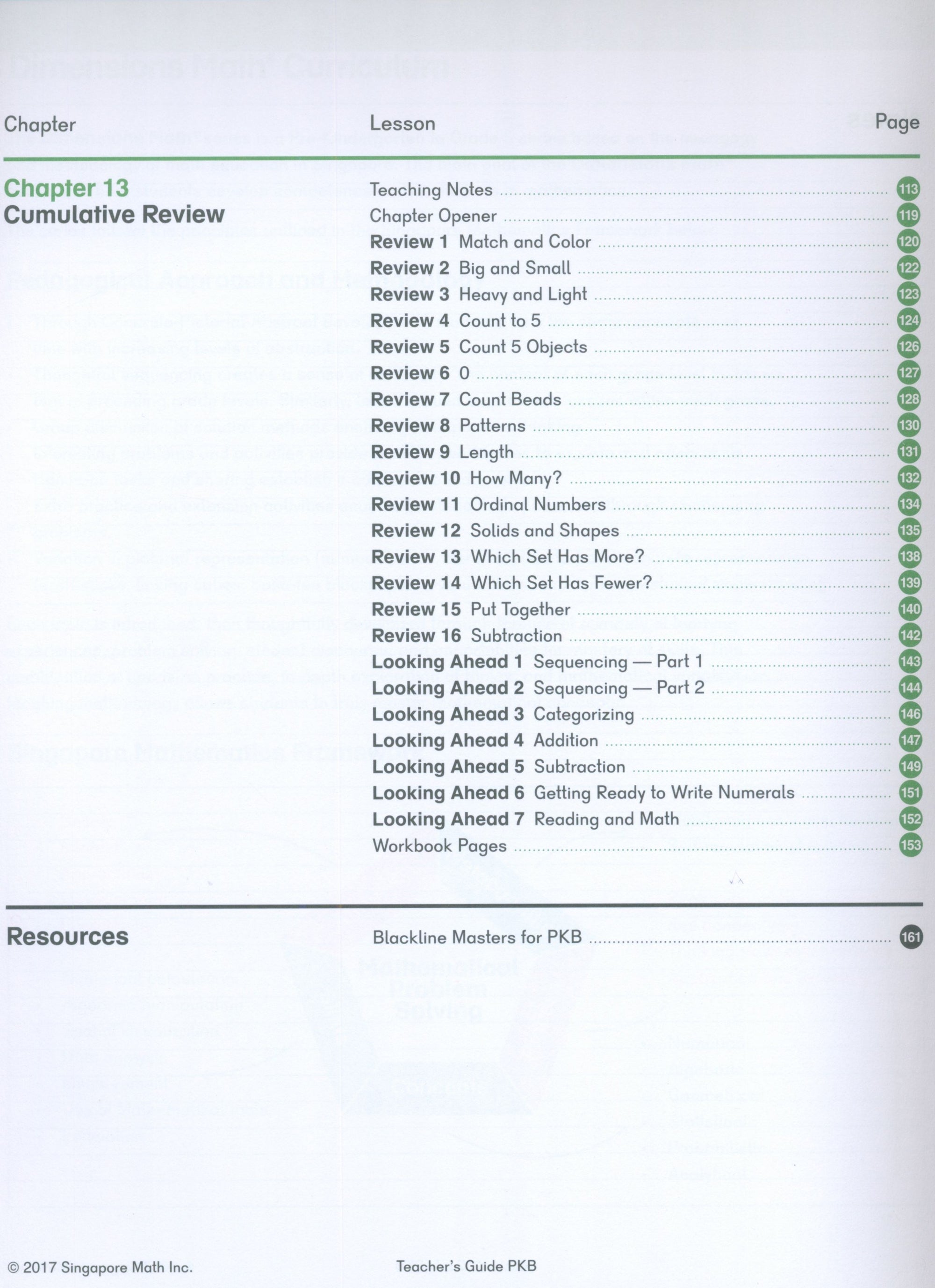 Dimensions Math Teacher's Guide PKB