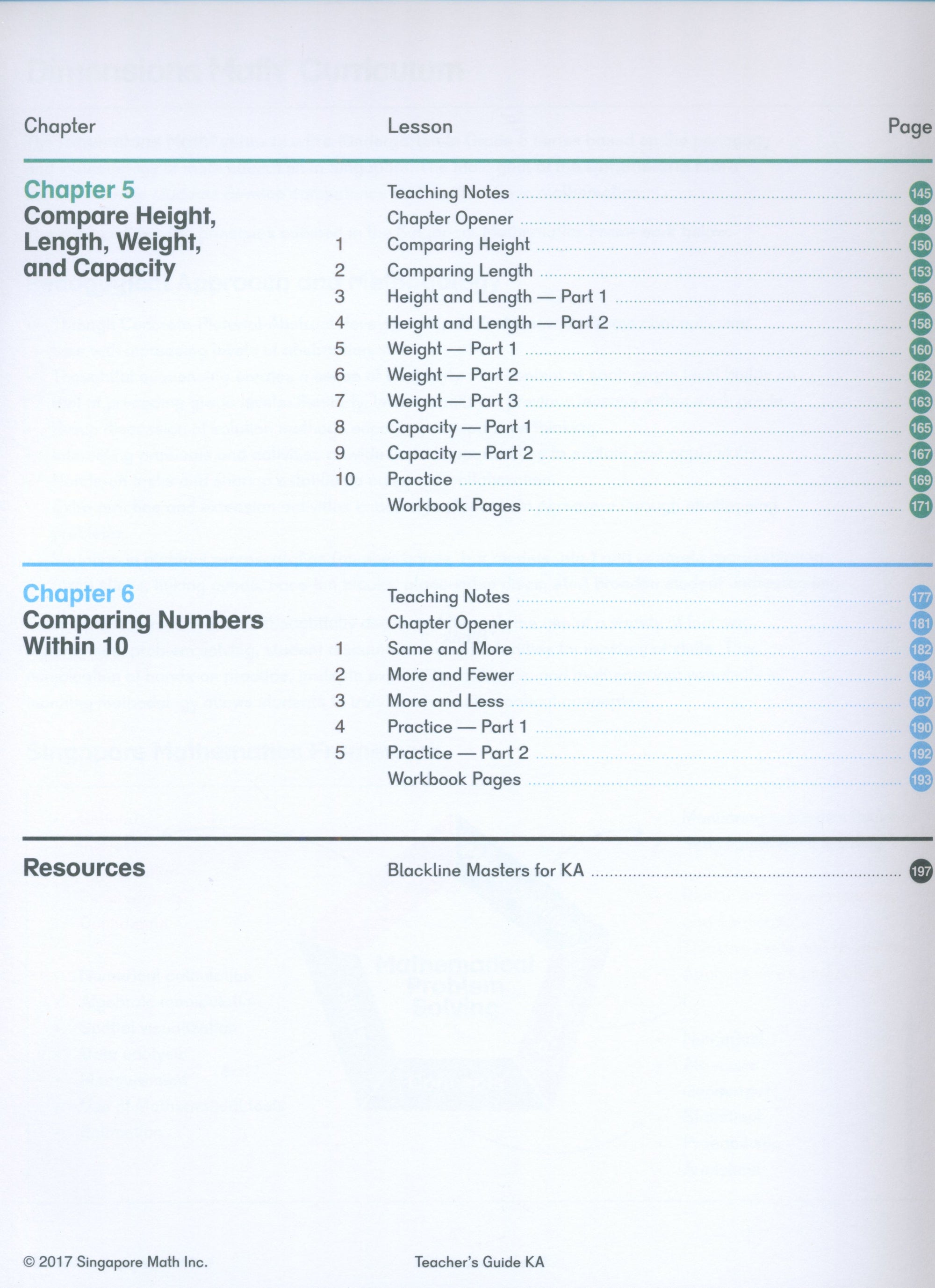 Dimensions Math Teacher's Guide KA