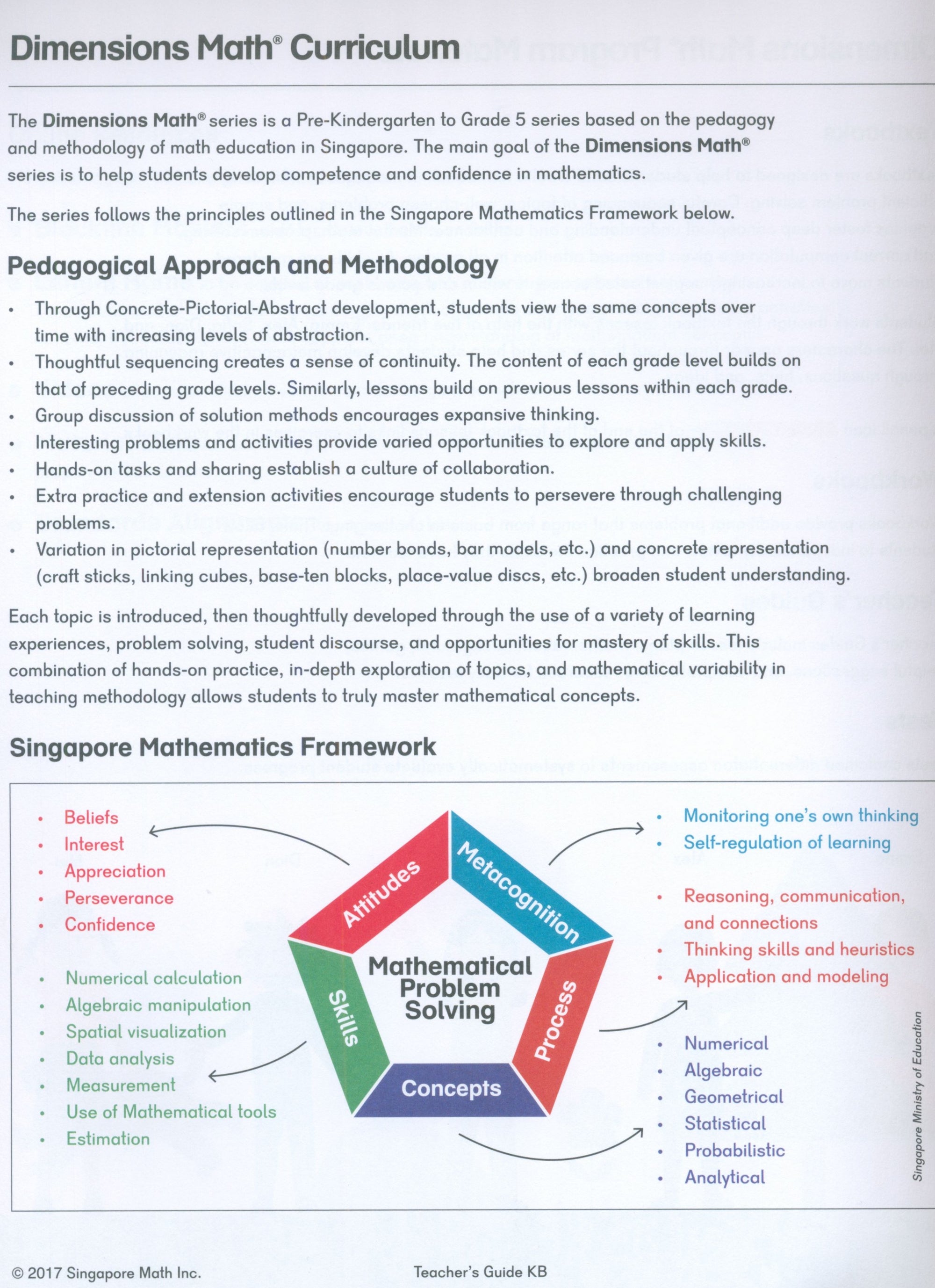 Dimensions Math Teacher's Guide KB