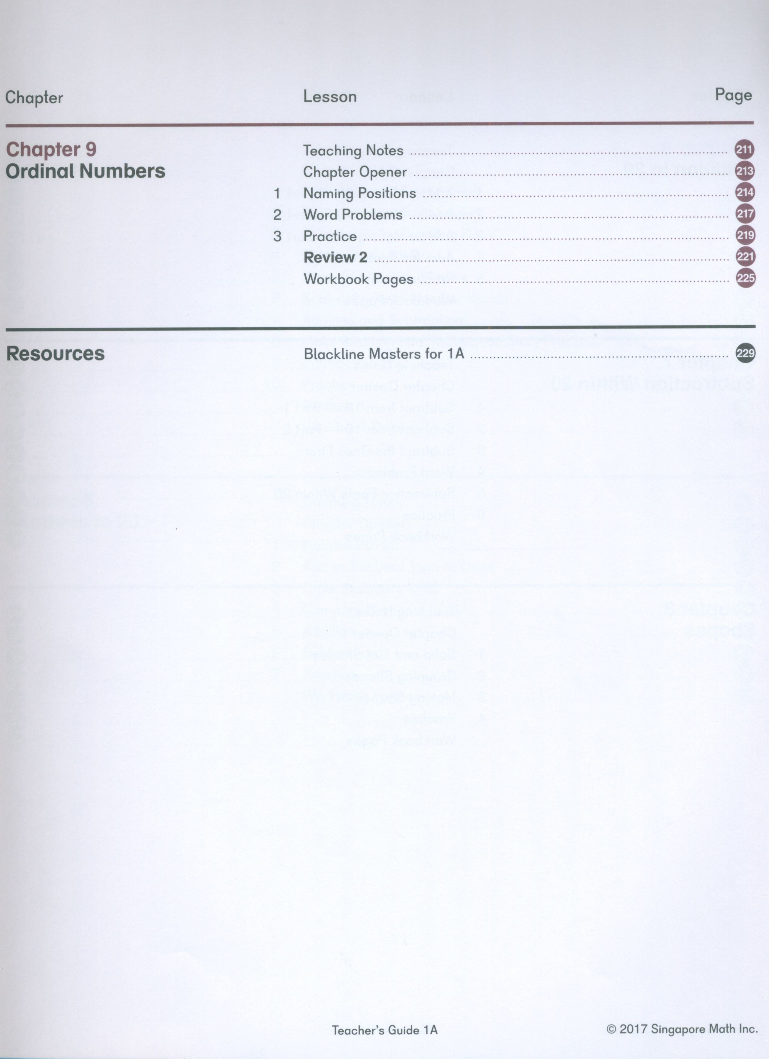 Dimensions Math Teacher's Guide 1A