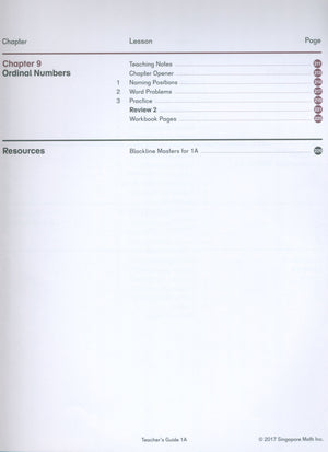 Dimensions Math Teacher's Guide 1A