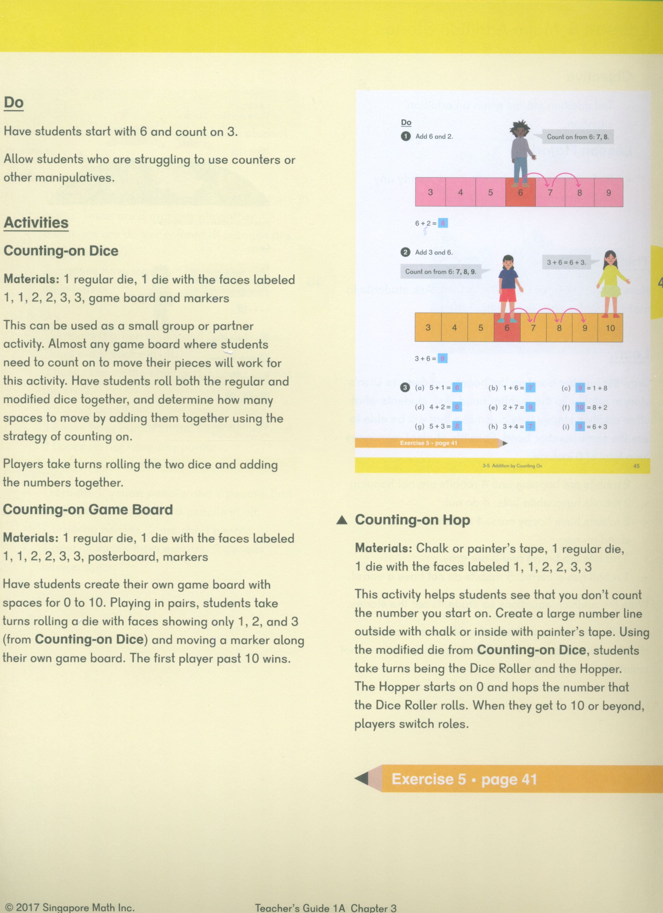 Dimensions Math Teacher's Guide 1A