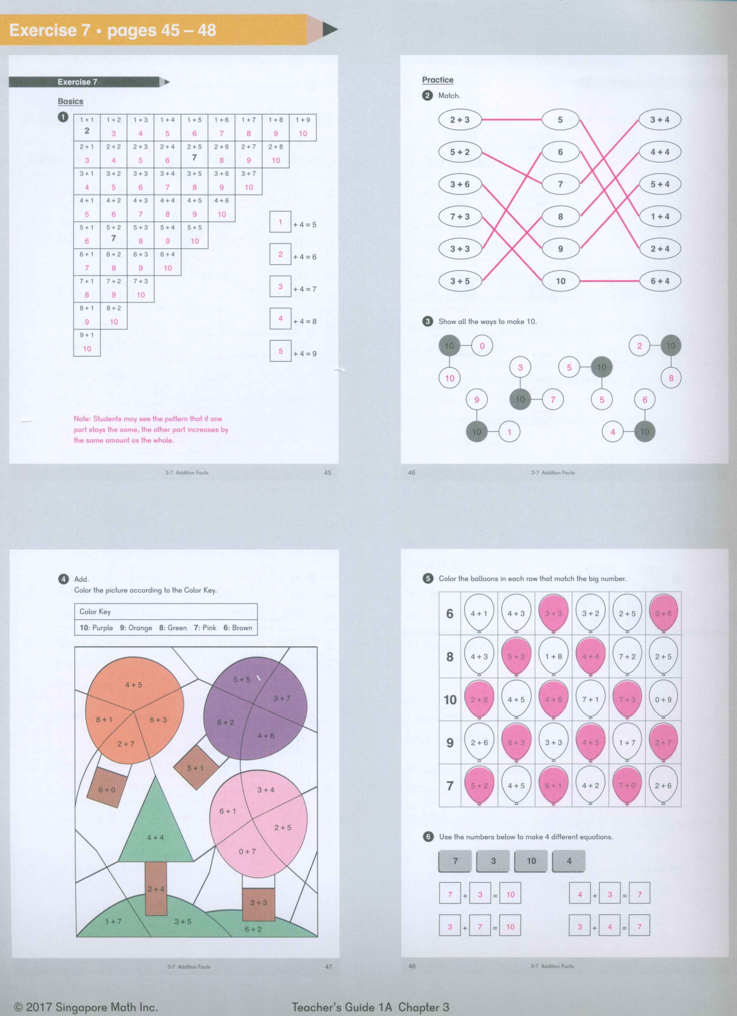 Dimensions Math Teacher's Guide 1A