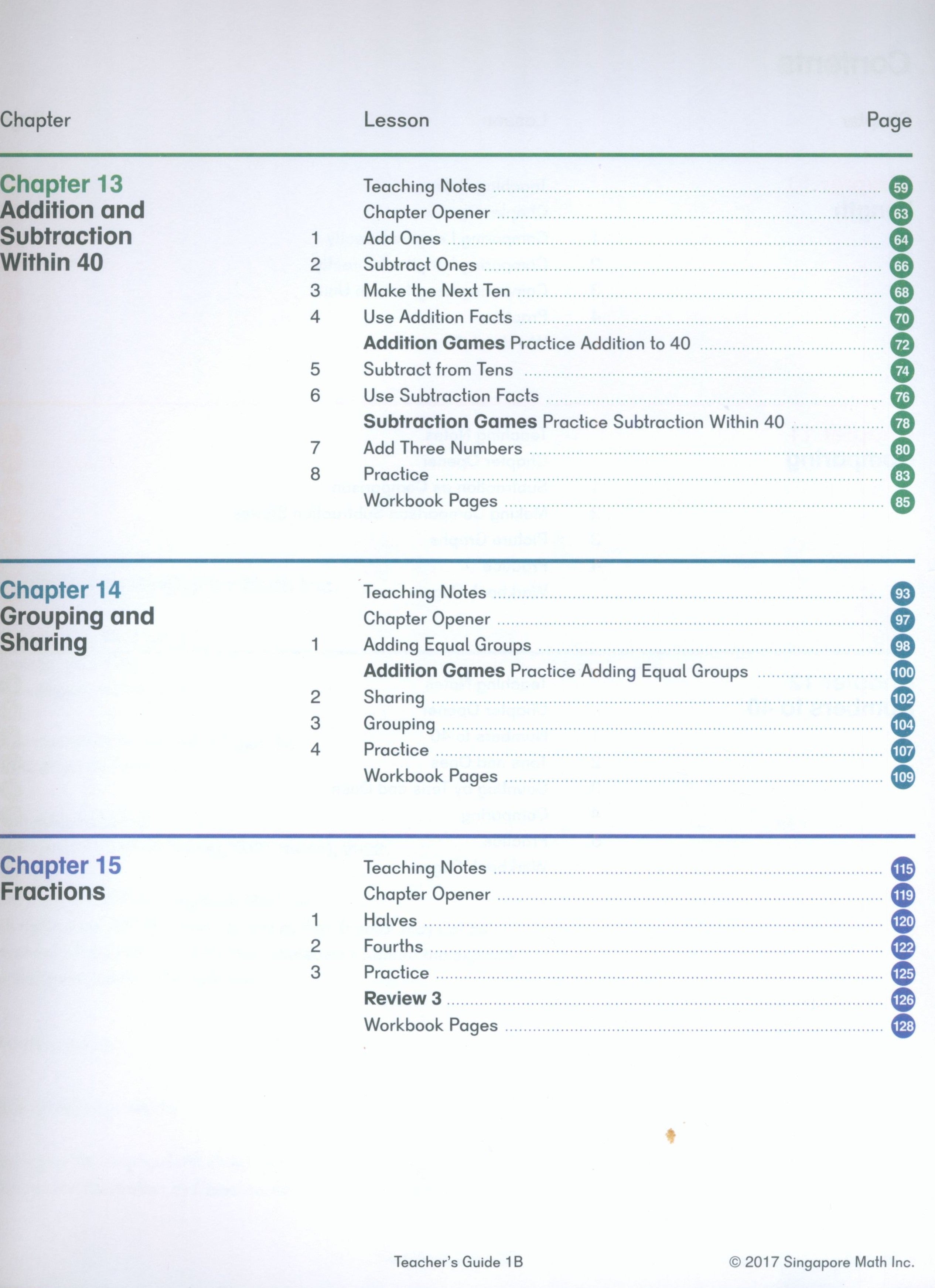 Dimensions Math Teacher's Guide 1B
