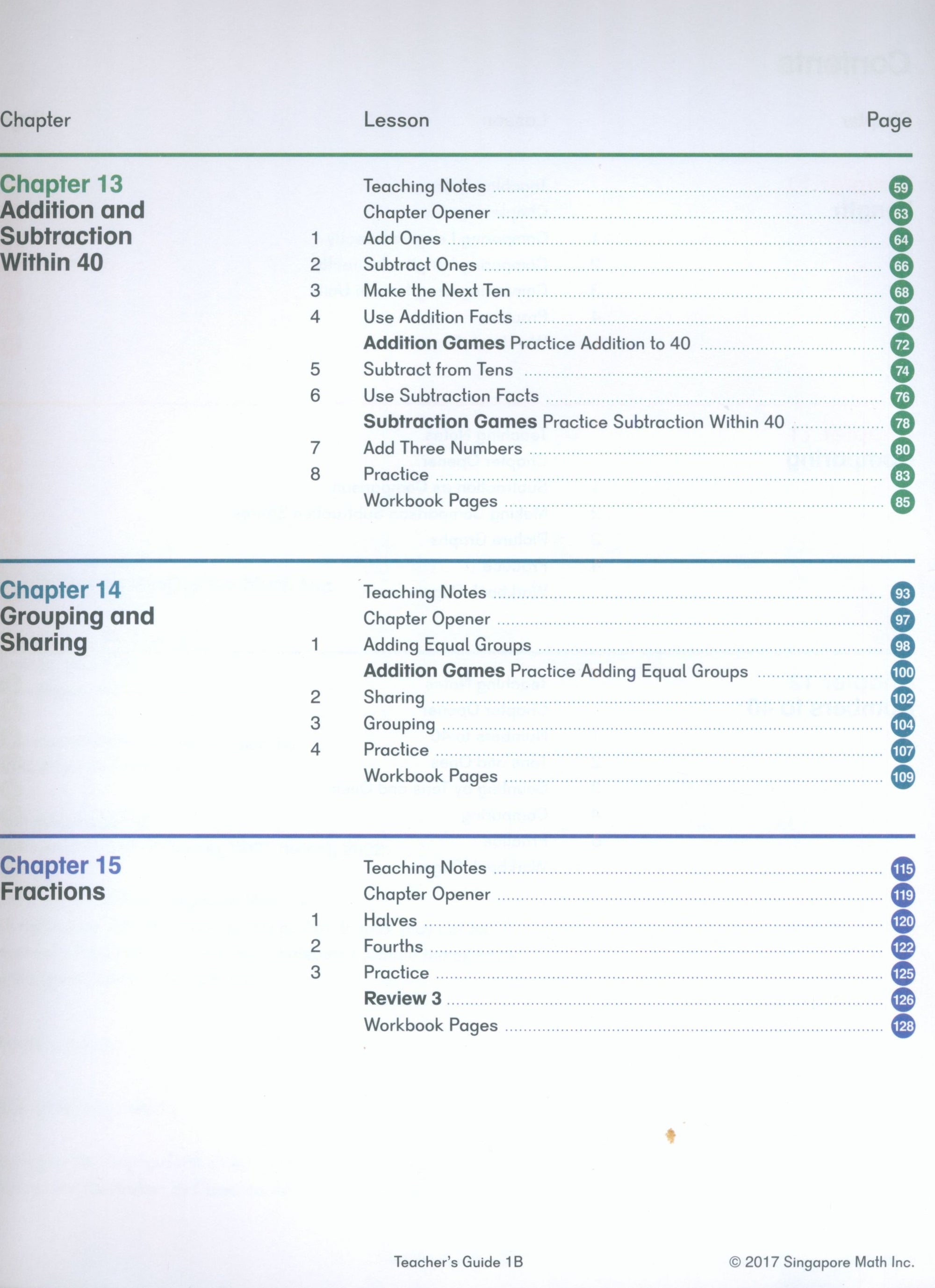Dimensions Math Teacher's Guide 1B