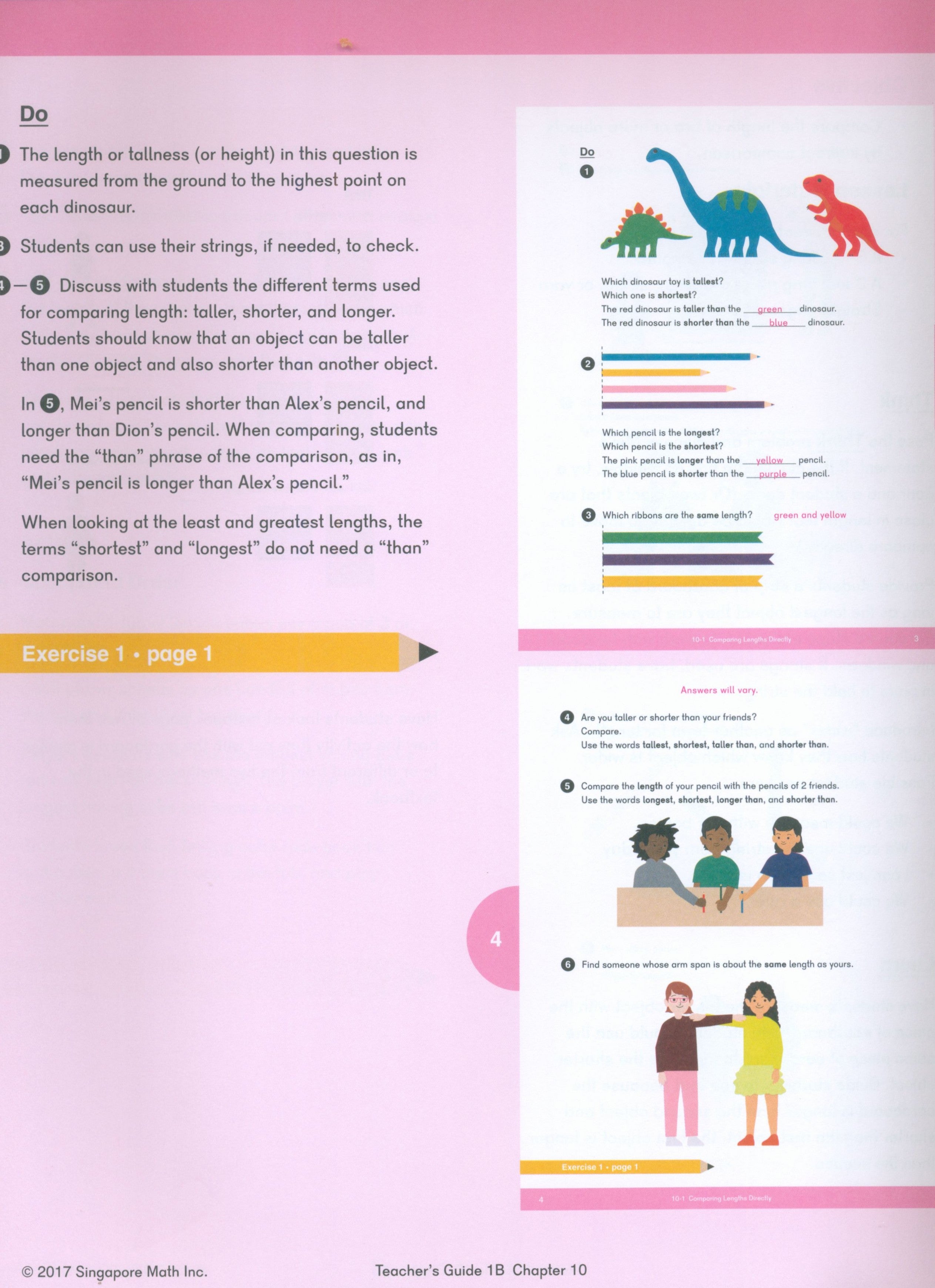 Dimensions Math Teacher's Guide 1B