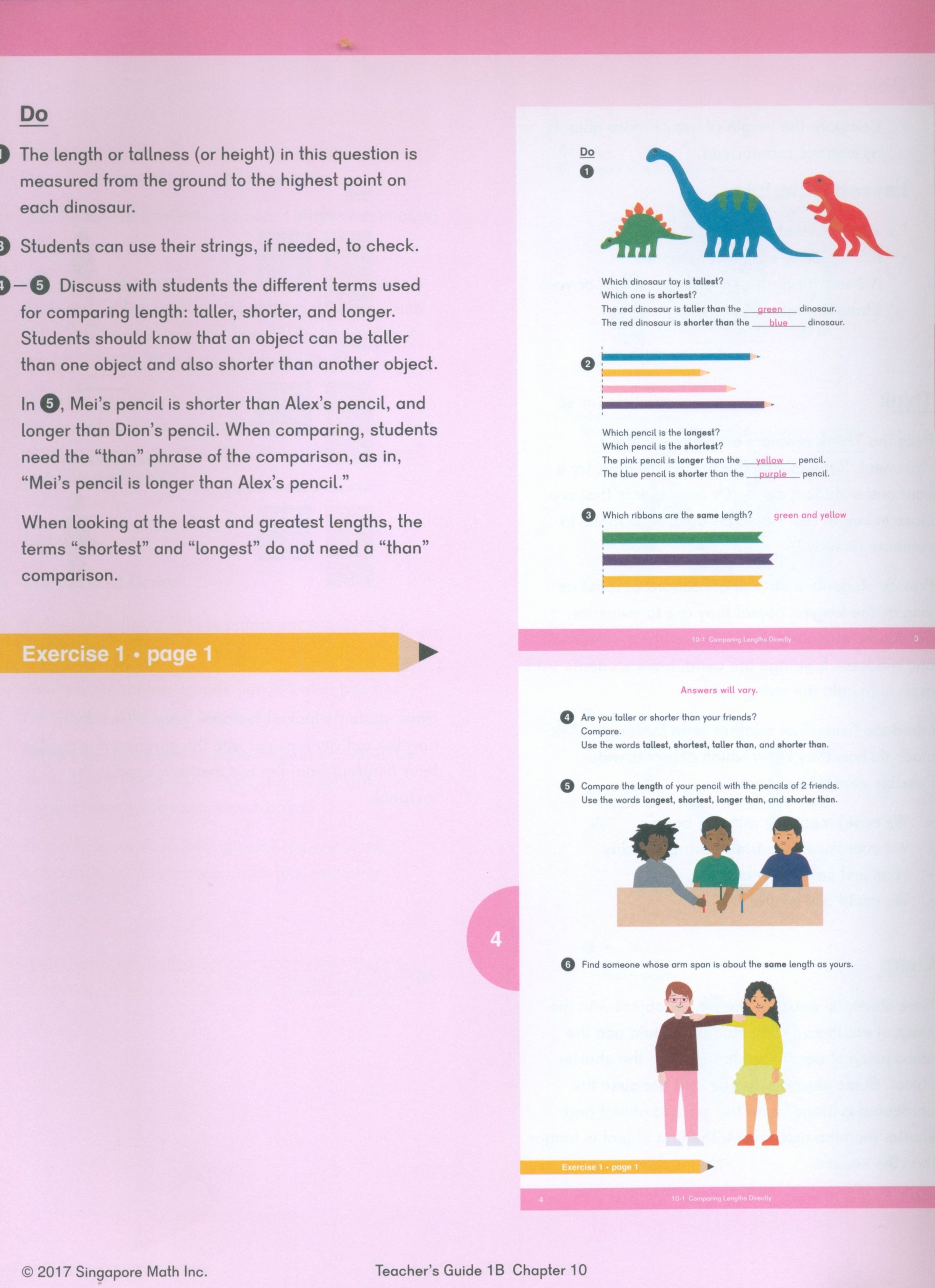 Dimensions Math Teacher's Guide 1B