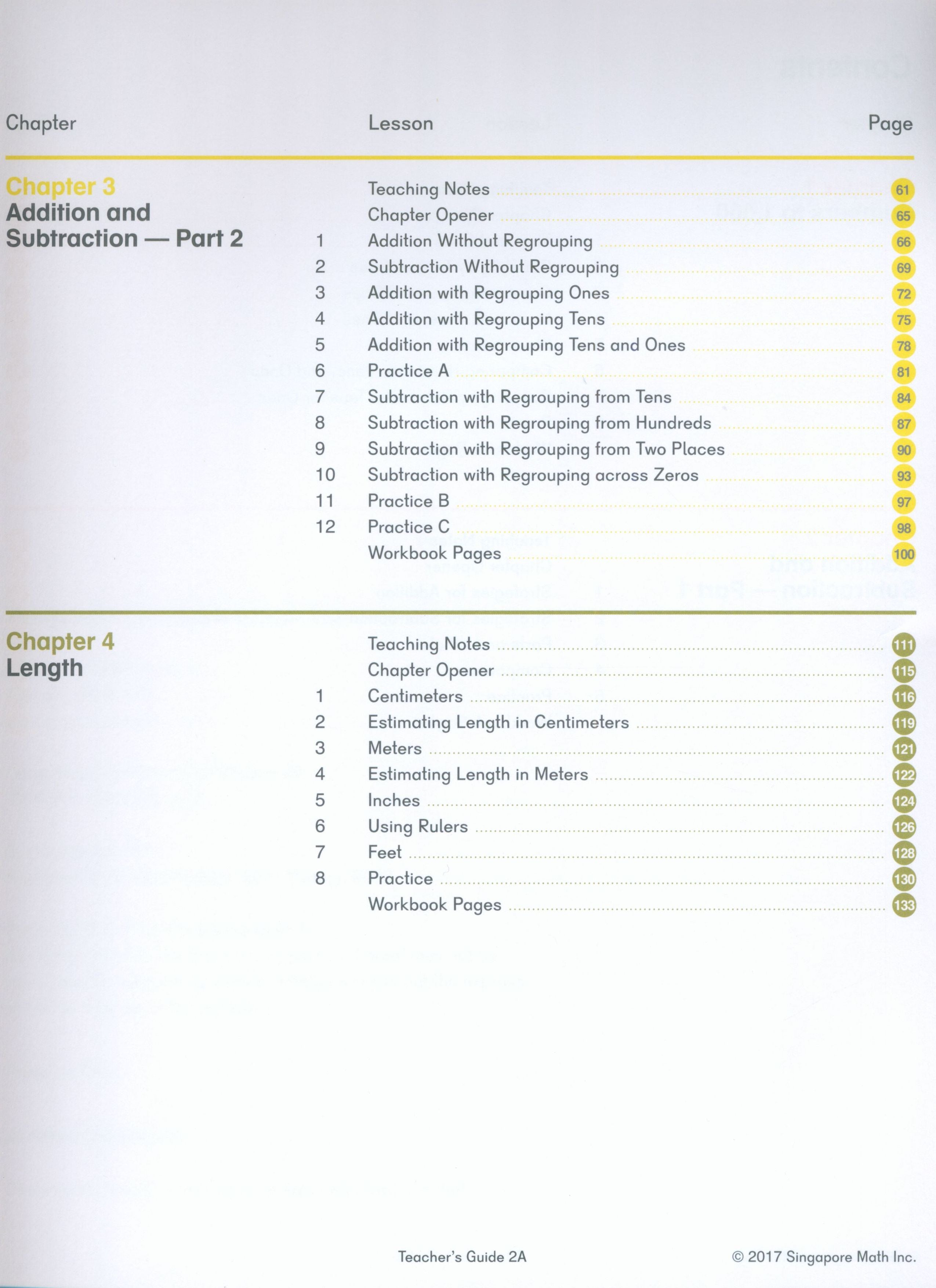 Dimensions Math Teacher's Guide 2A