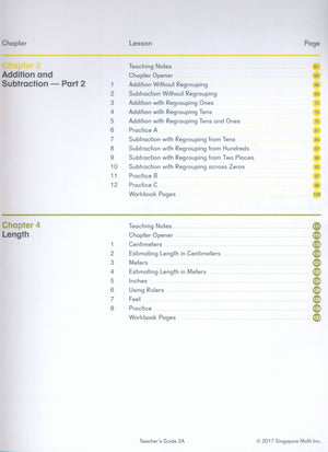 Dimensions Math Teacher's Guide 2A