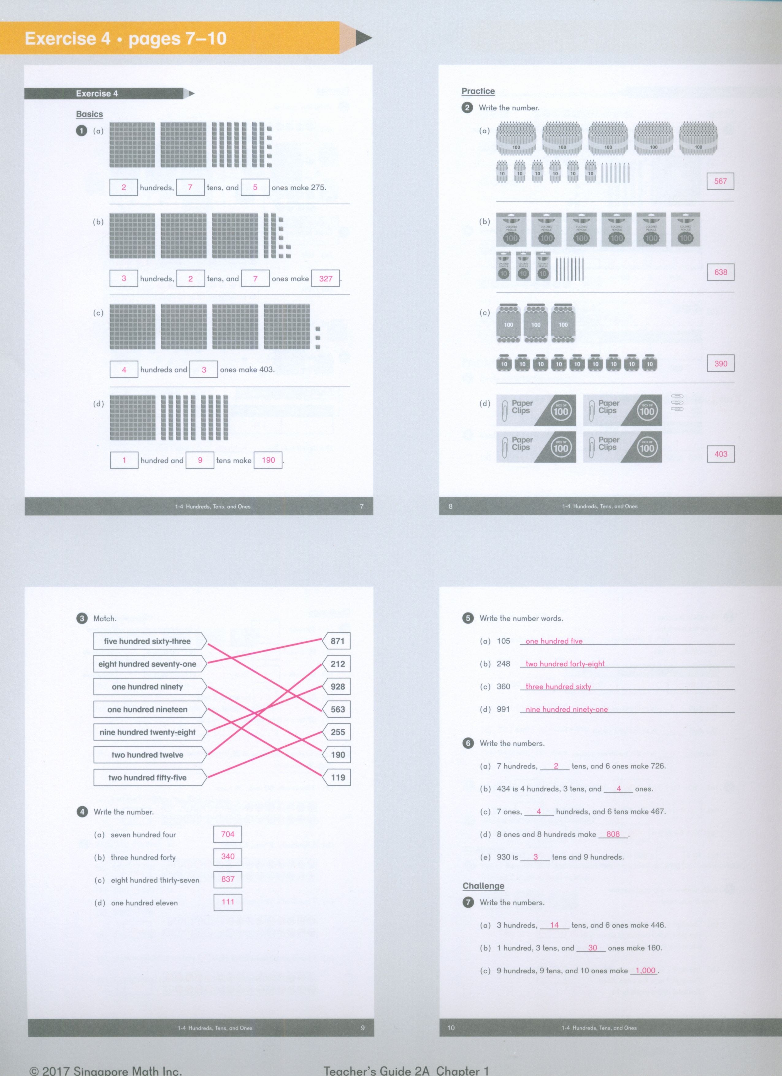 Dimensions Math Teacher's Guide 2A
