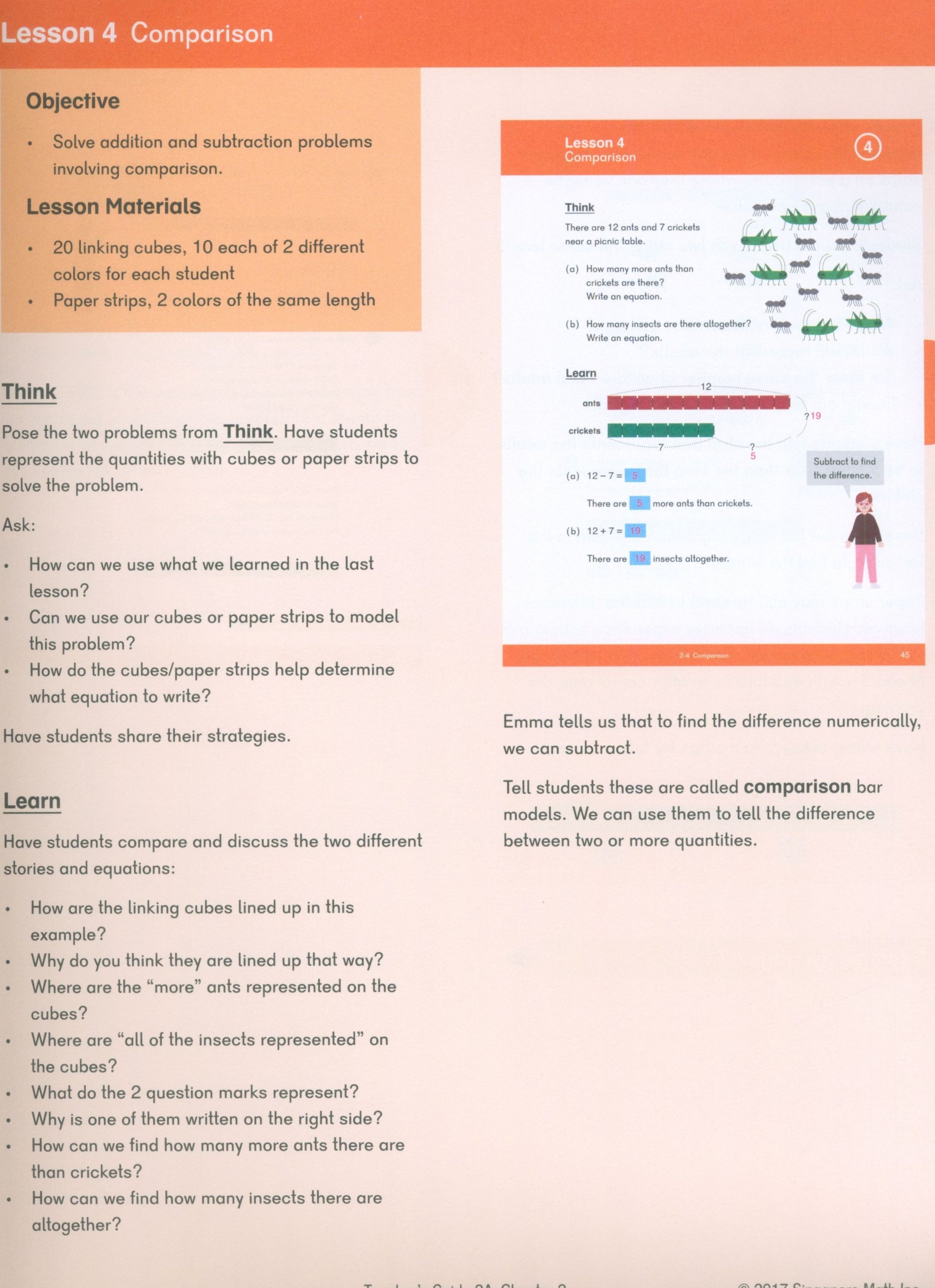 Dimensions Math Teacher's Guide 2A