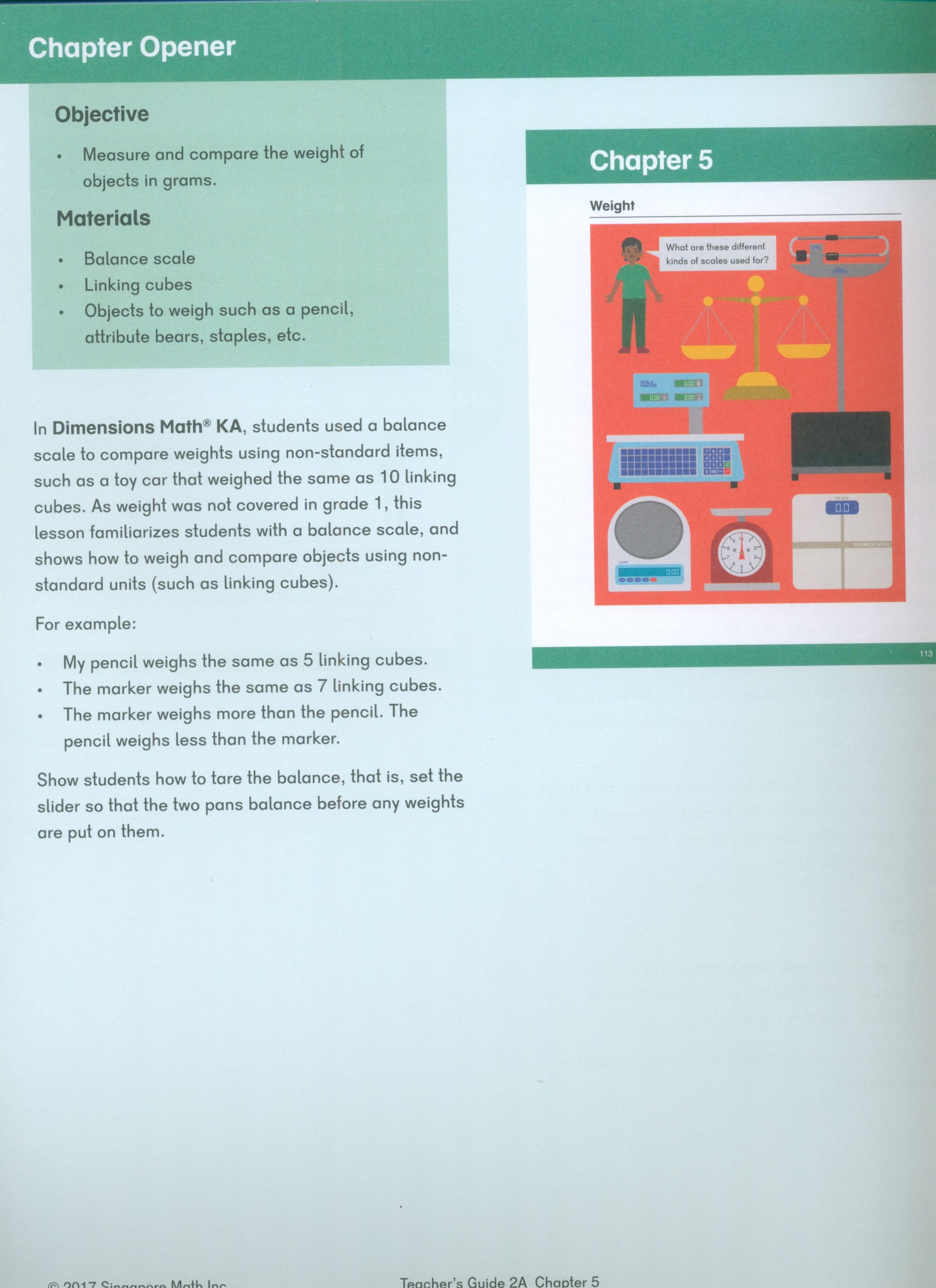 Dimensions Math Teacher's Guide 2A