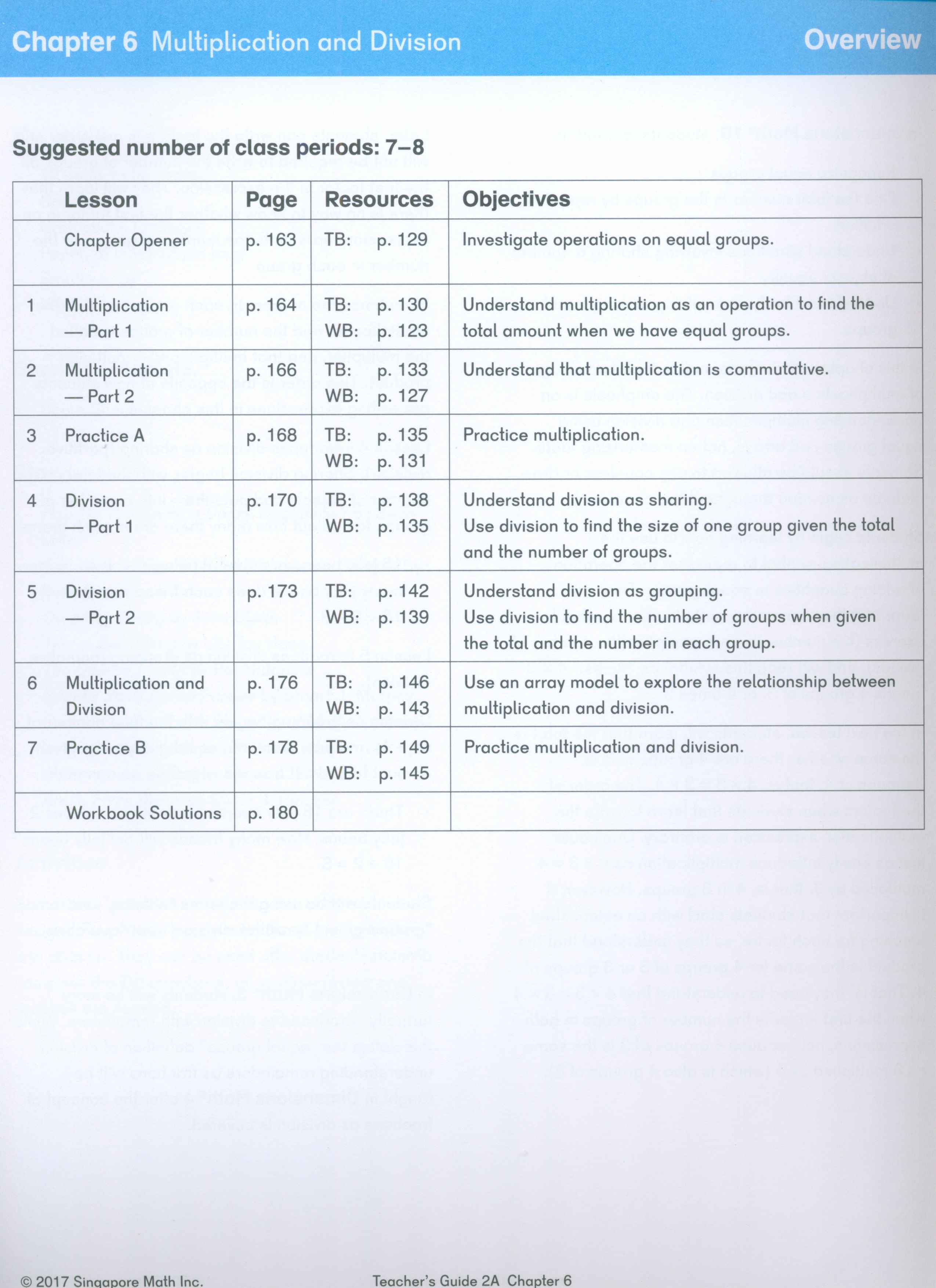 Dimensions Math Teacher's Guide 2A