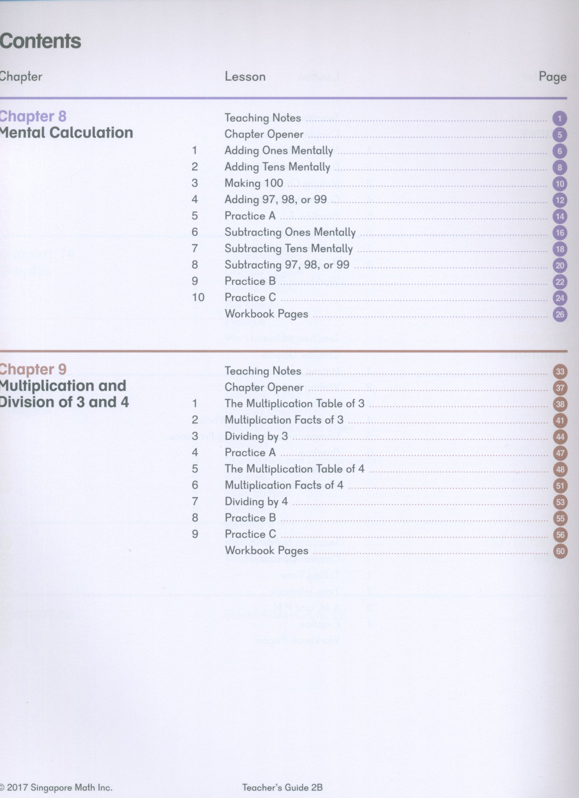 Dimensions Math Teacher's Guide 2B