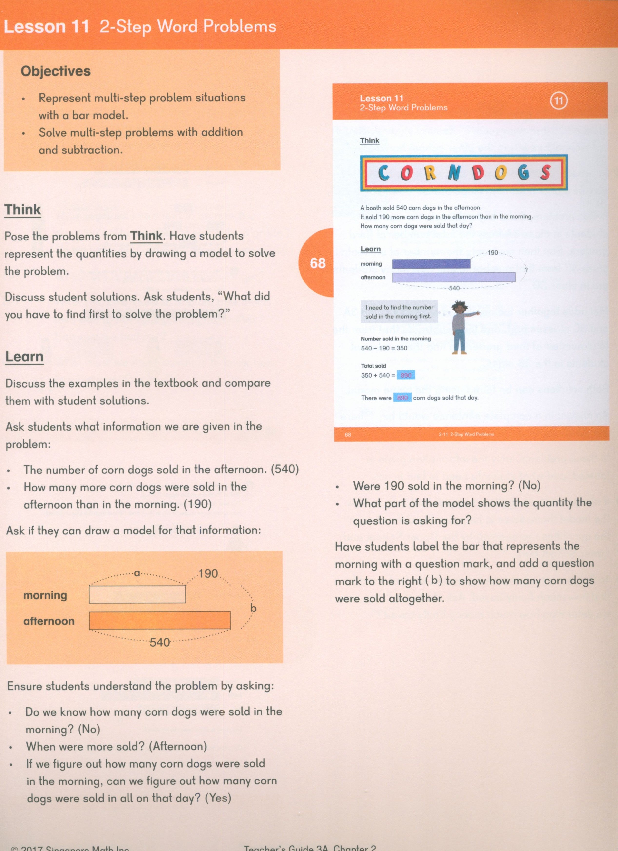 Dimensions Math Teacher's Guide 3A