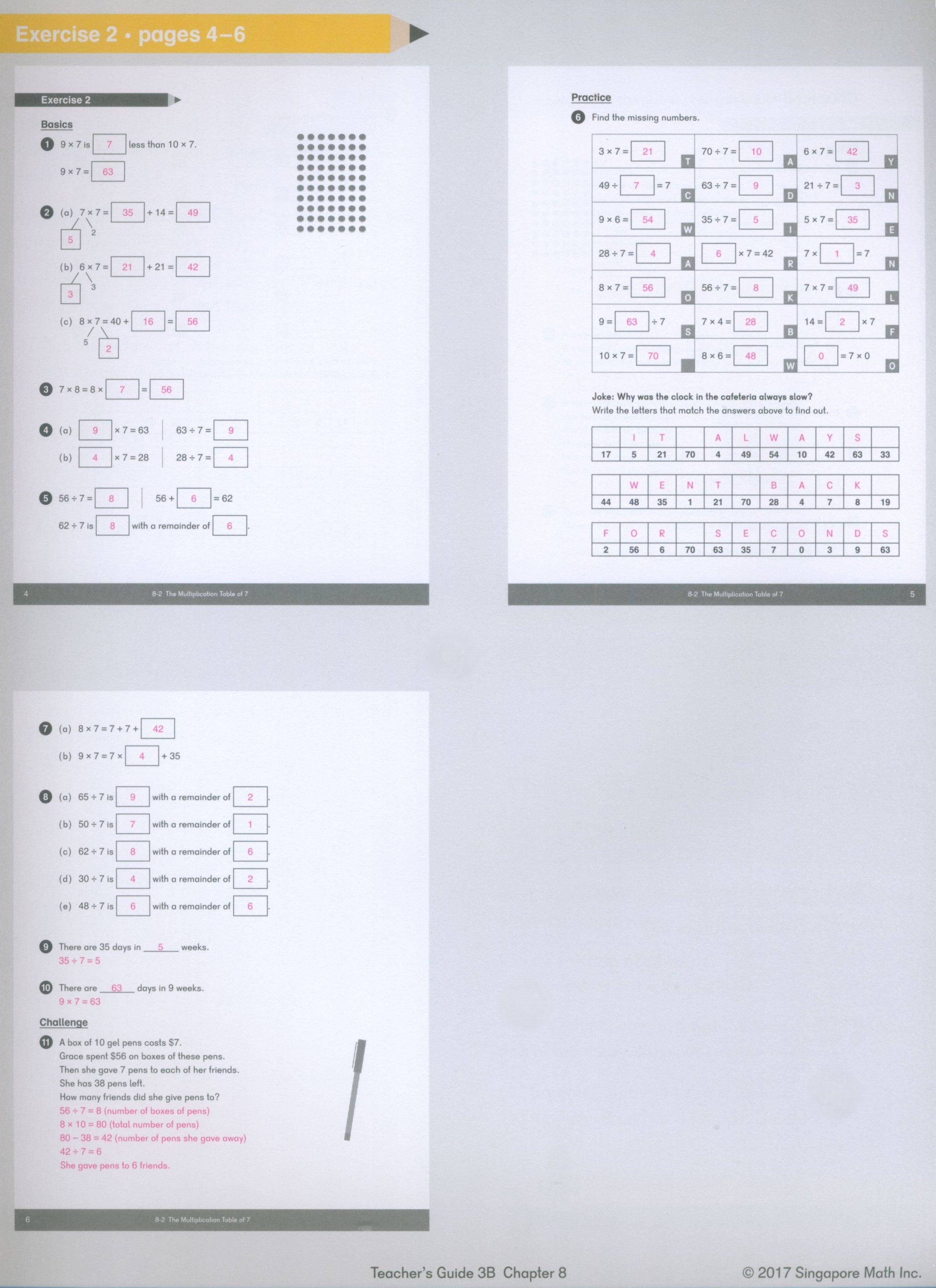 Dimensions Math Teacher's Guide 3B