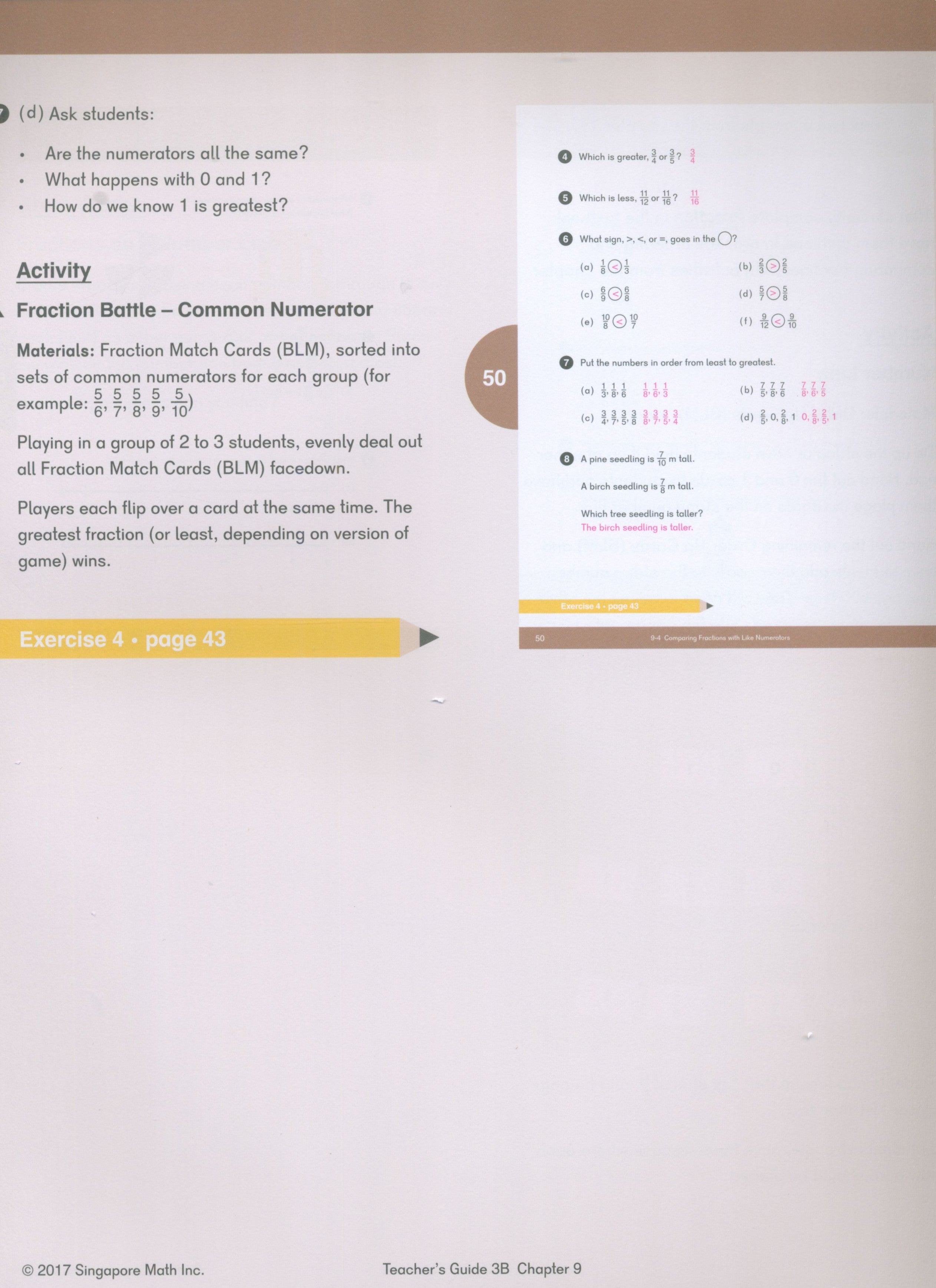 Dimensions Math Teacher's Guide 3B
