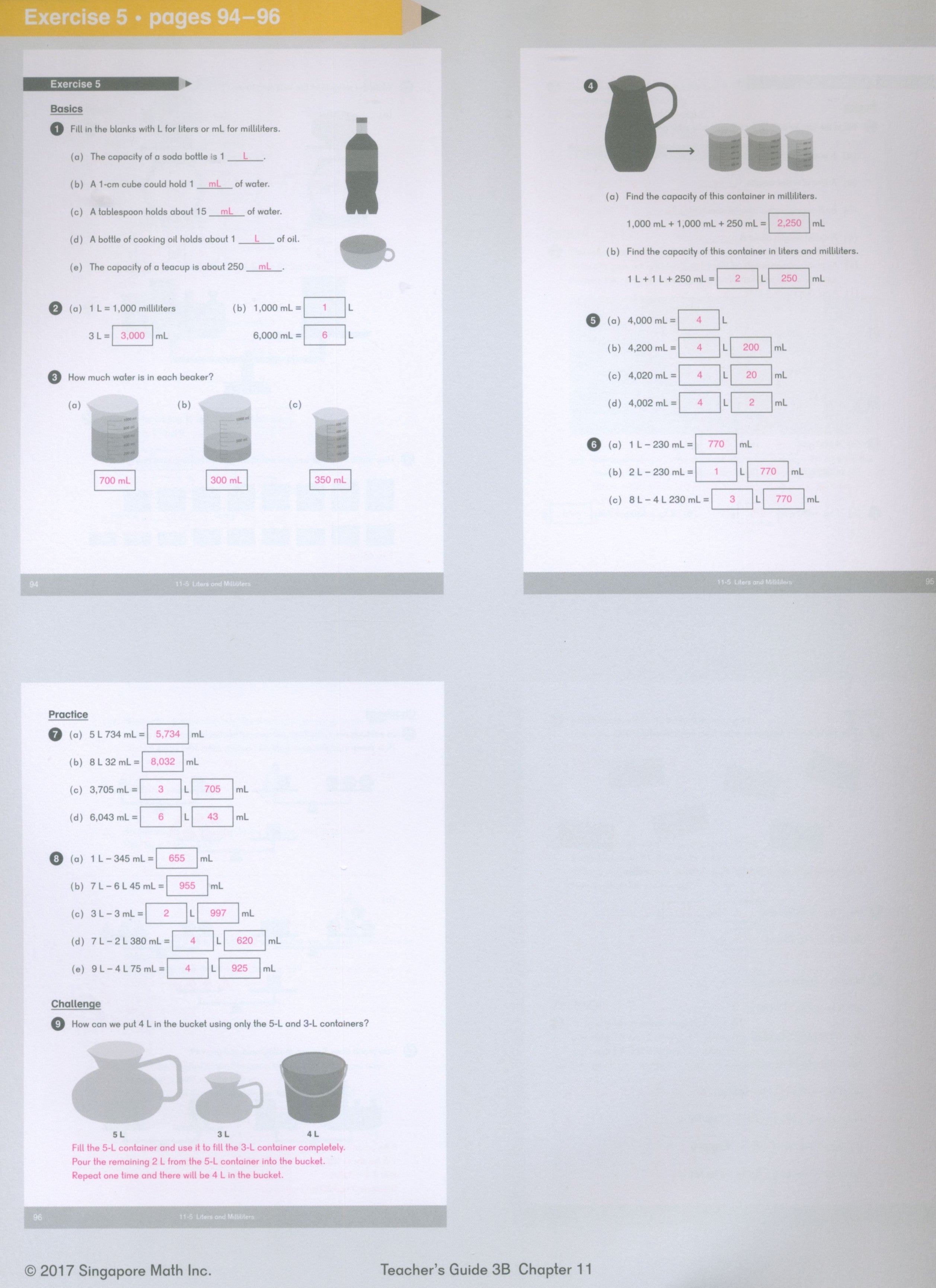Dimensions Math Teacher's Guide 3B
