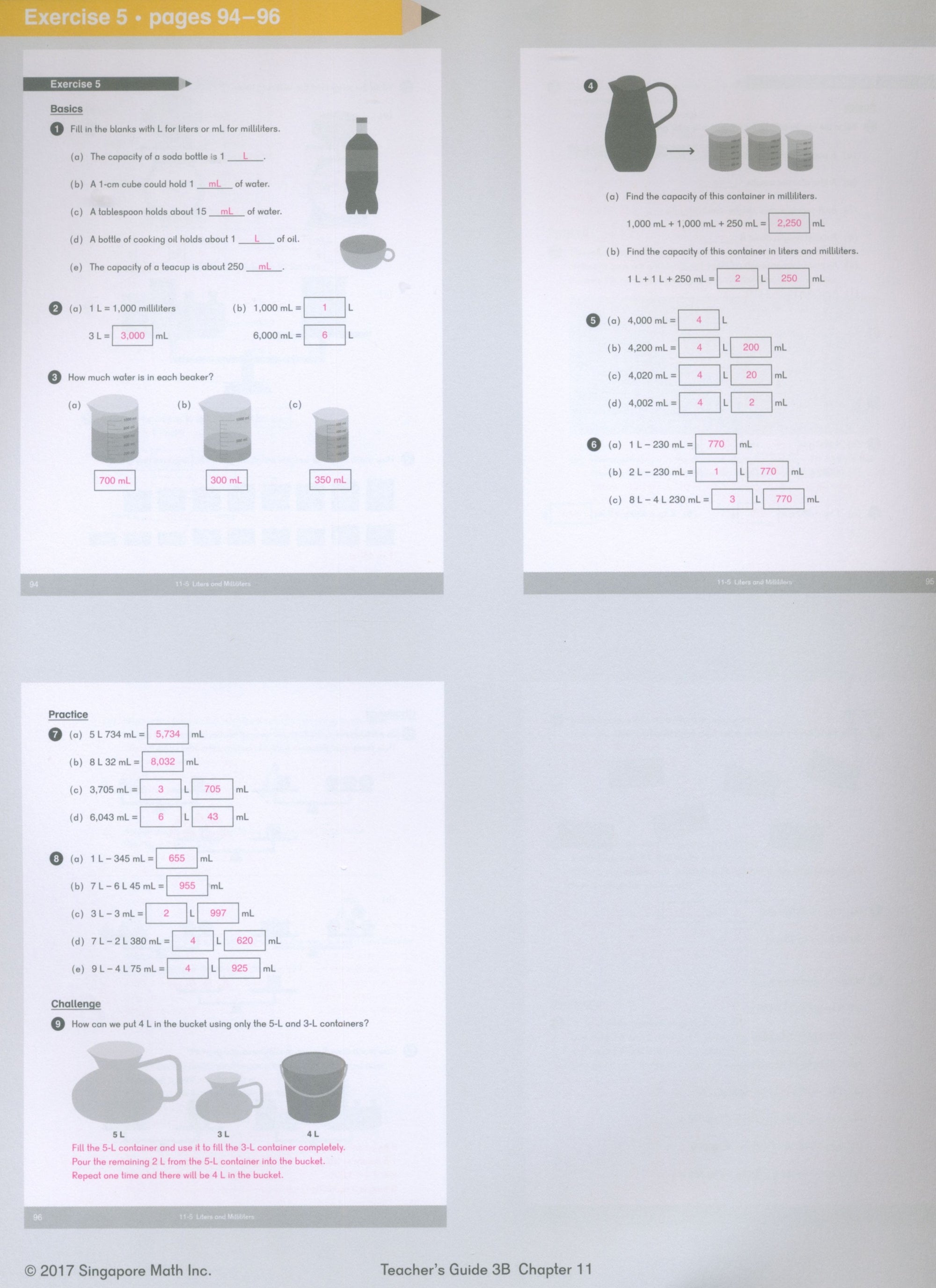 Dimensions Math Teacher's Guide 3B