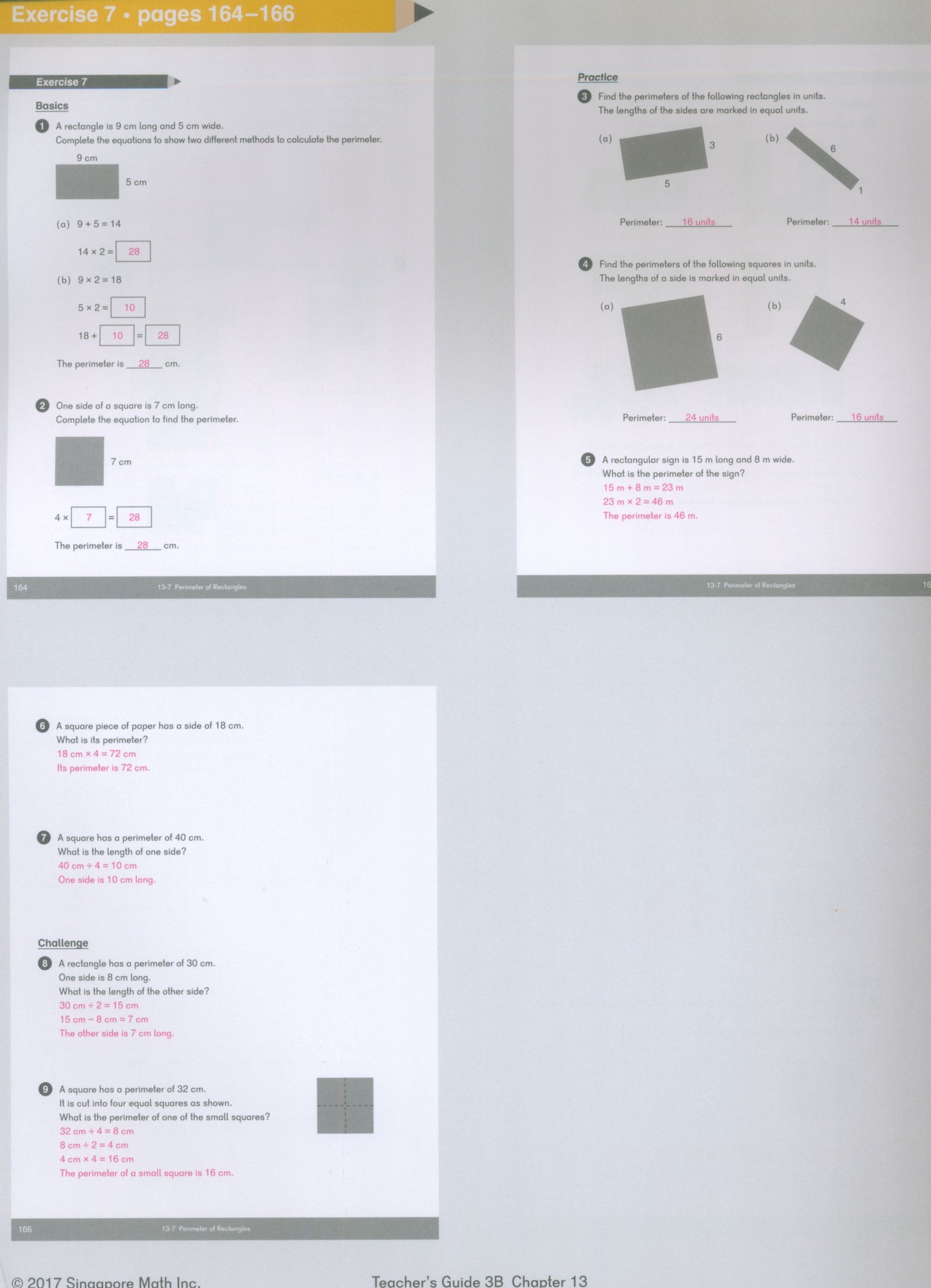 Dimensions Math Teacher's Guide 3B