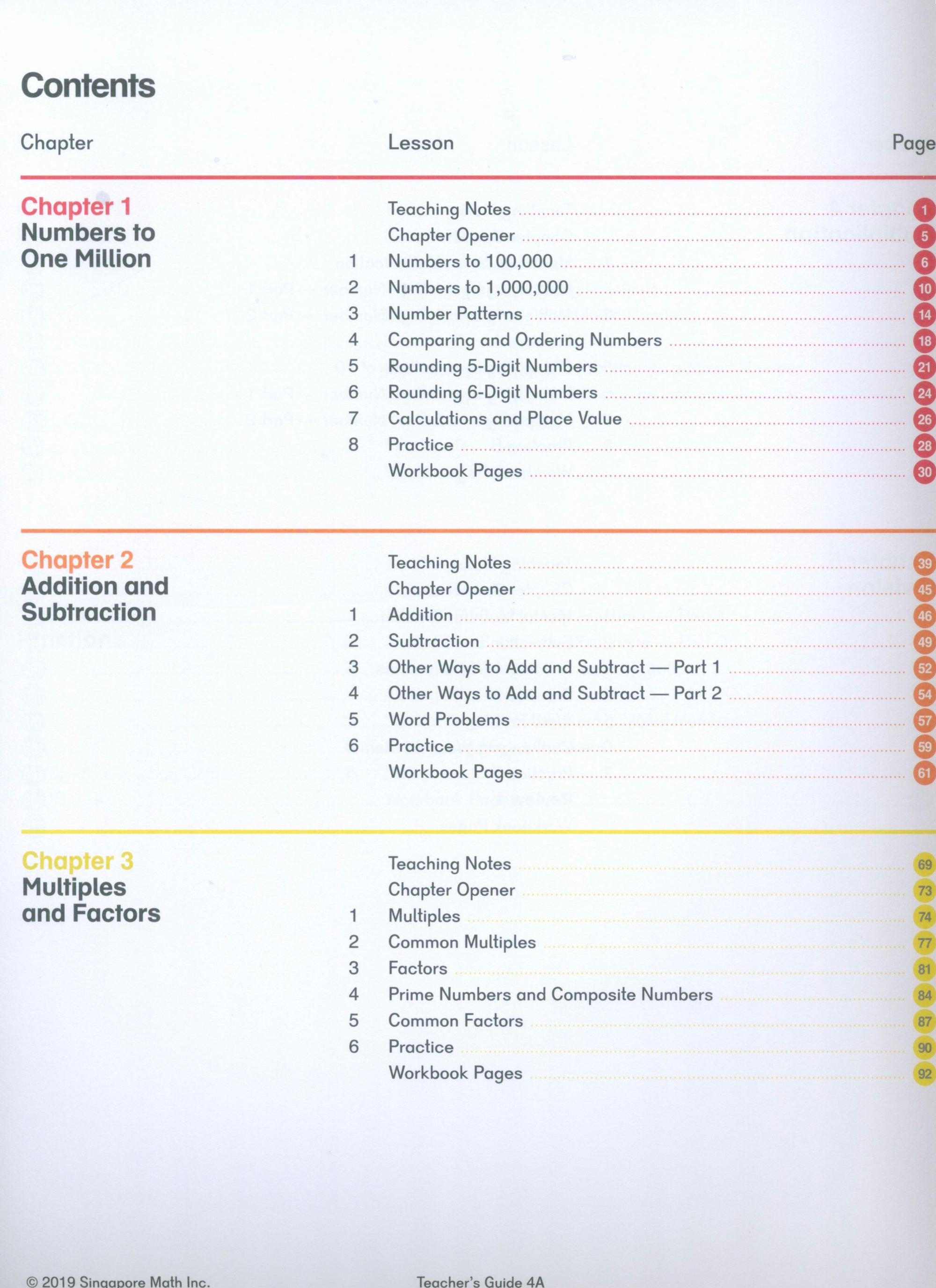 Dimensions Math Teacher's Guide 4A