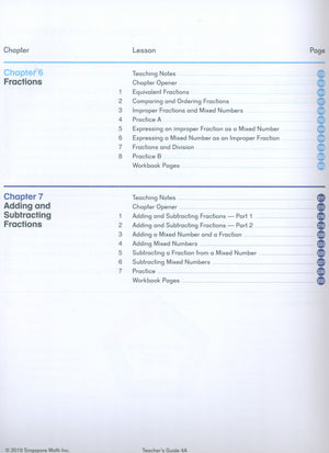 Dimensions Math Teacher's Guide 4A