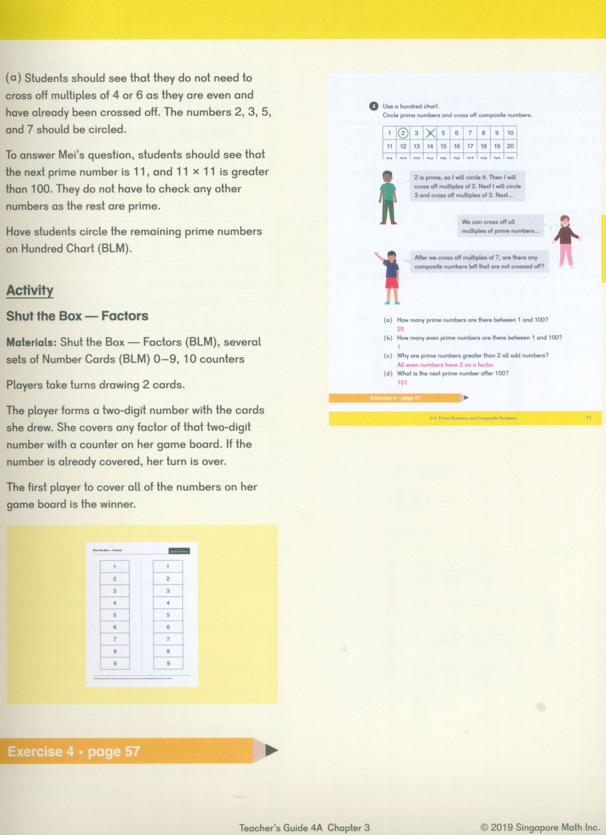 Dimensions Math Teacher's Guide 4A
