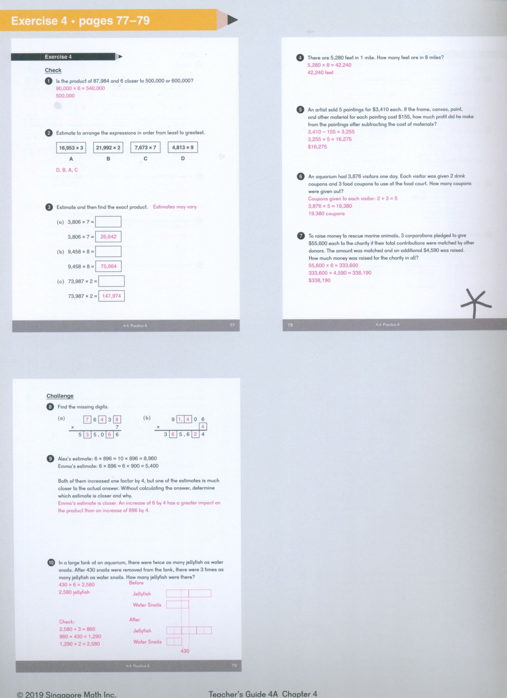 Dimensions Math Teacher's Guide 4A
