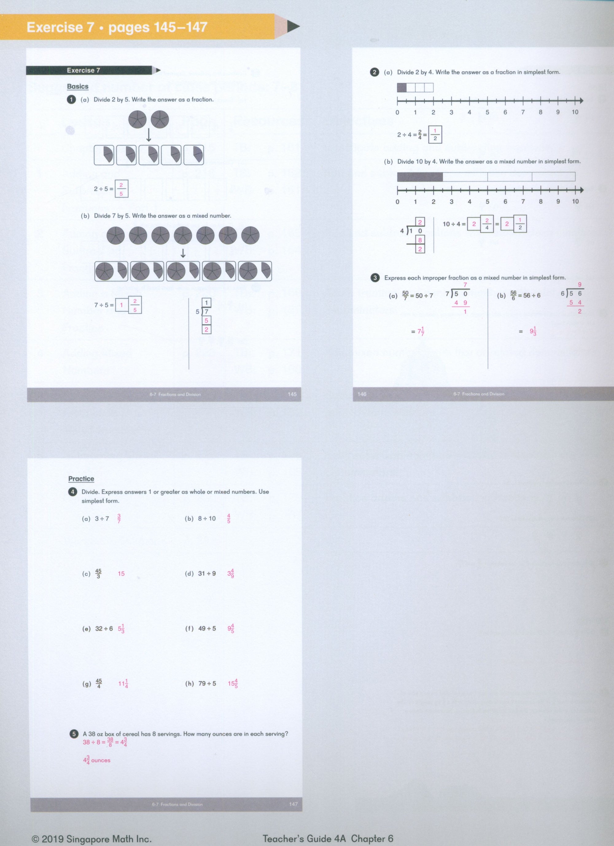 Dimensions Math Teacher's Guide 4A