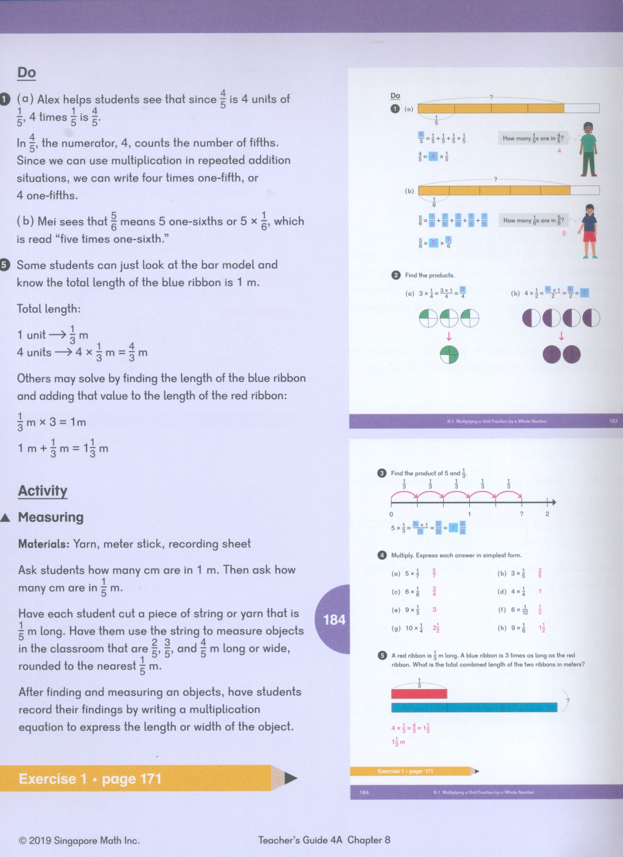 Dimensions Math Teacher's Guide 4A