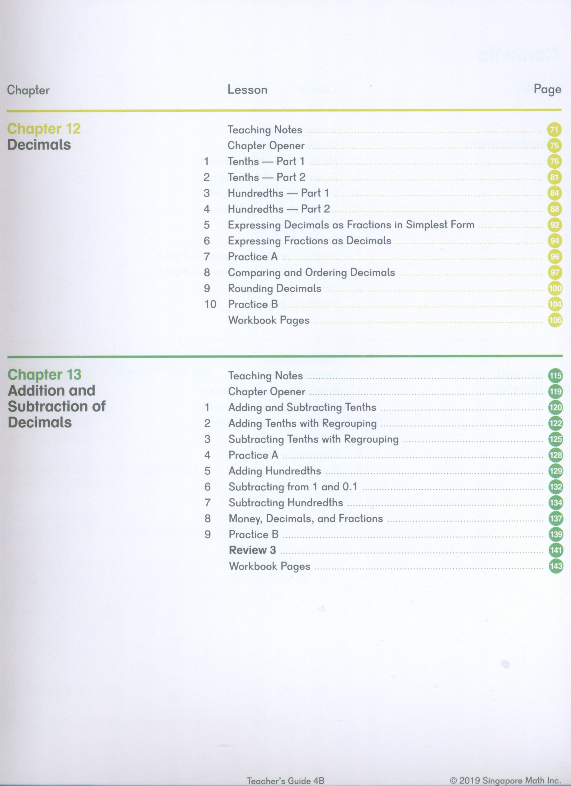 Dimensions Math Teacher's Guide 4B
